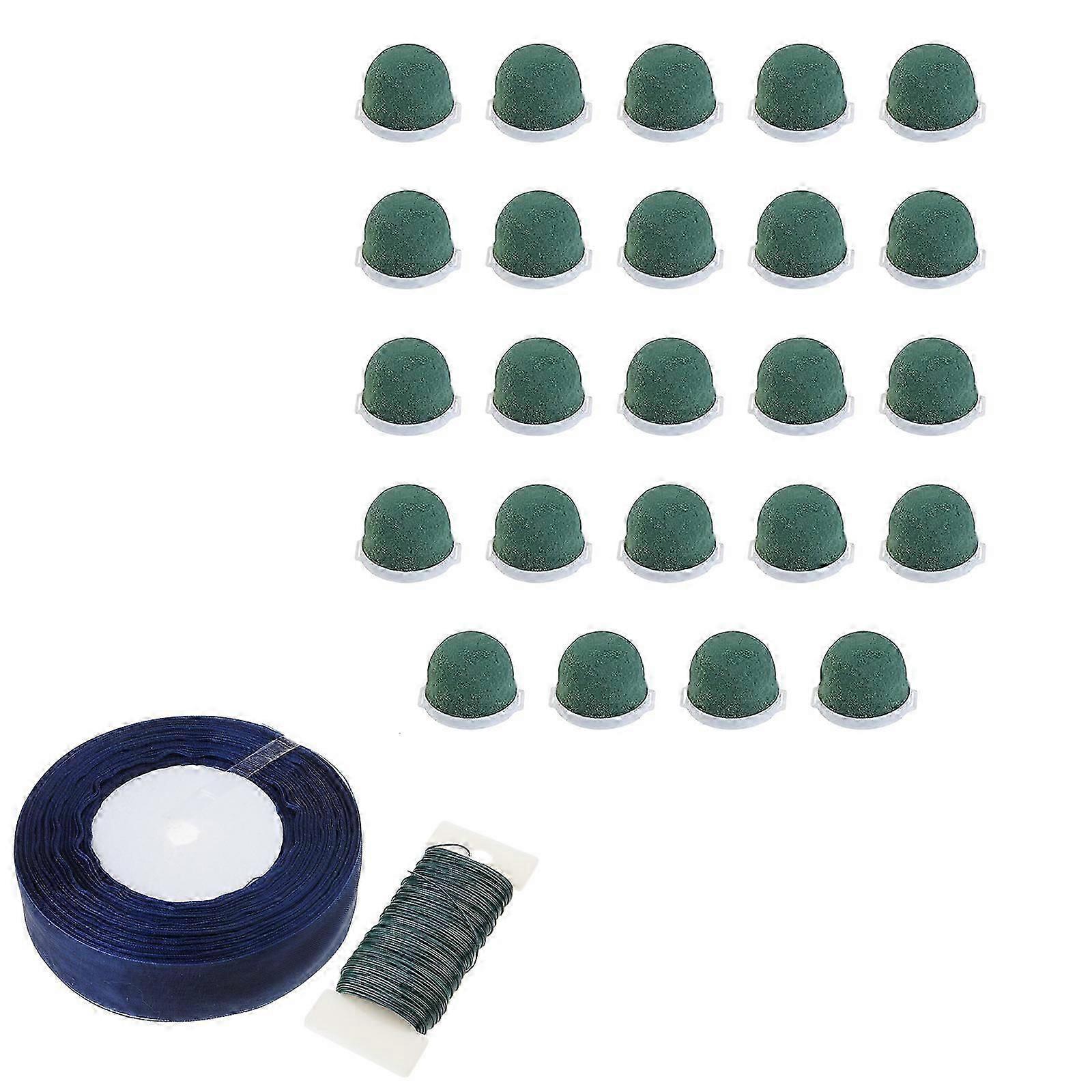 26Pcs Florals Craft Foam Set for Wine Bottle Practical Straw Hat Embellishments Creative Bottles Toppers Adorment