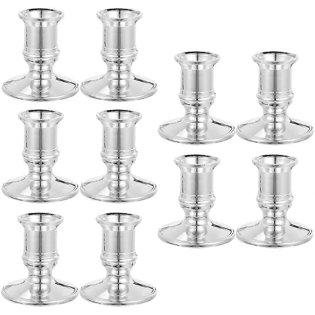 Electronic Plastic Candle Holders for Decor Candlestick Holder 40Pcs