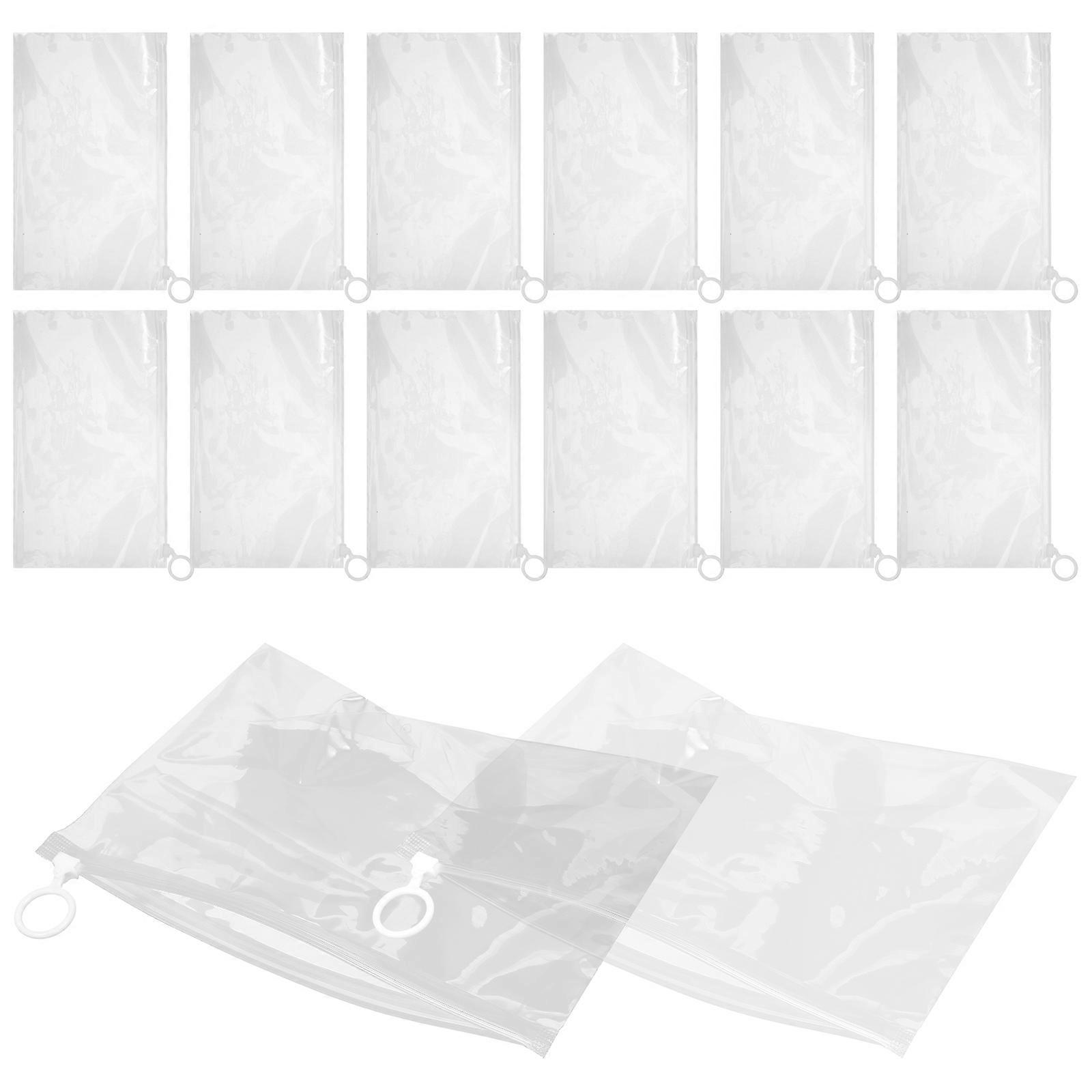 Rectangular Travel Makeup Organizer 20Pcs Lightweight Zipper Design Storage Bag Ideal for Office or School Use in PE Material