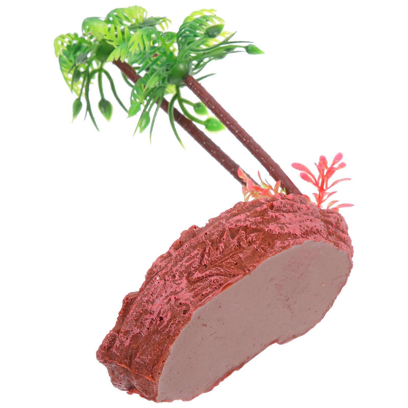Feeding Decorative Tortoise Water Dish 4Pcs Multi Colored Reptile Bowl Suitable For Pet Owners 3.54X2.55X6.29In