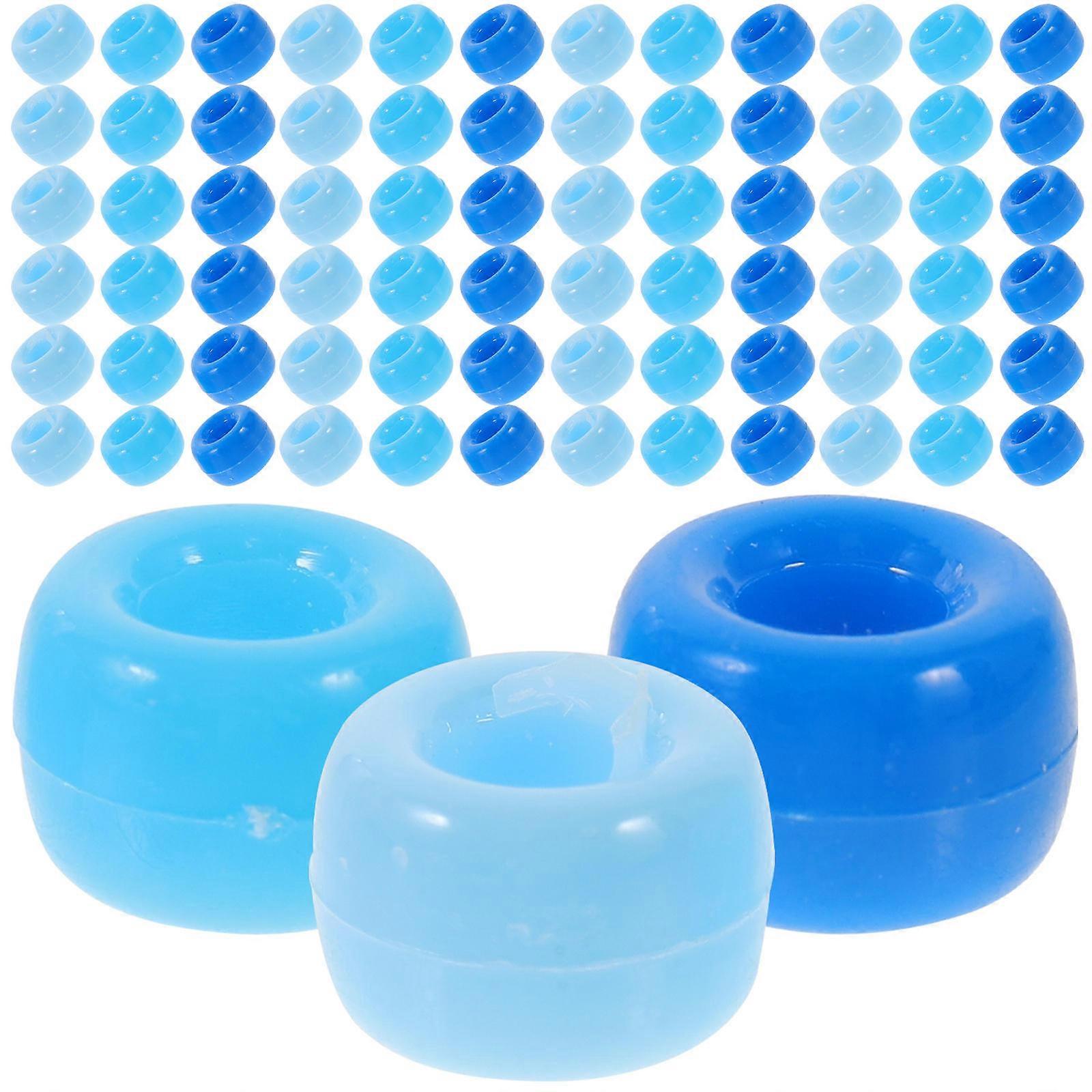 2400 Pcs Multi-Use Jewelry Spacer Beads Round Acrylic Beads For DIY Jewelry Making Craft Projects Assorted Color Smooth Finish