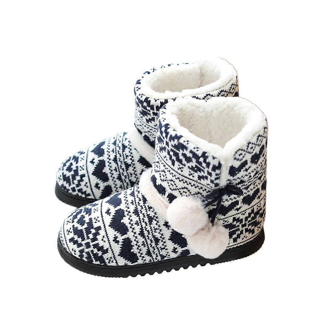 Indoor Boots Plus Boots for Thick Bottom Floor Warmer Shoes