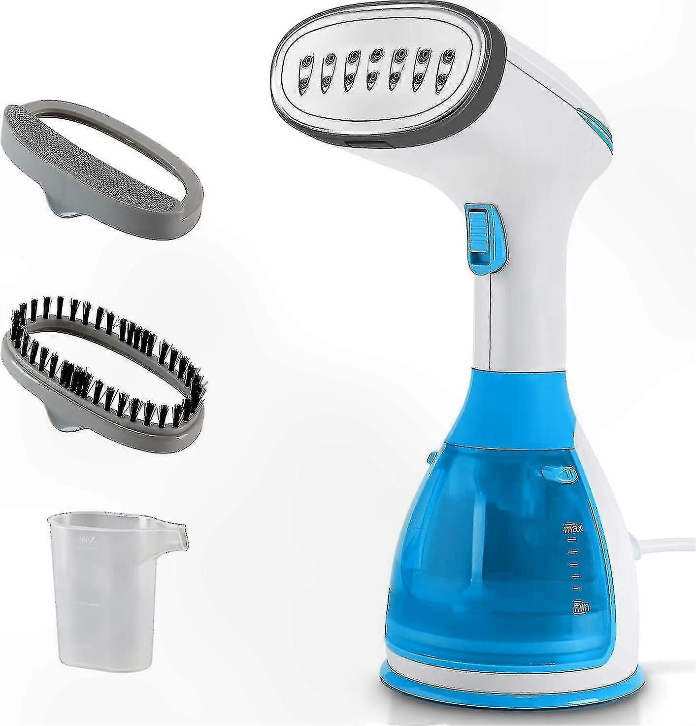 Portable Fabric Steamer 1500W Fast Heating 280ml Water Tank for Clothing Wrinkle Removal Vertical Steam Tool with Compact Design