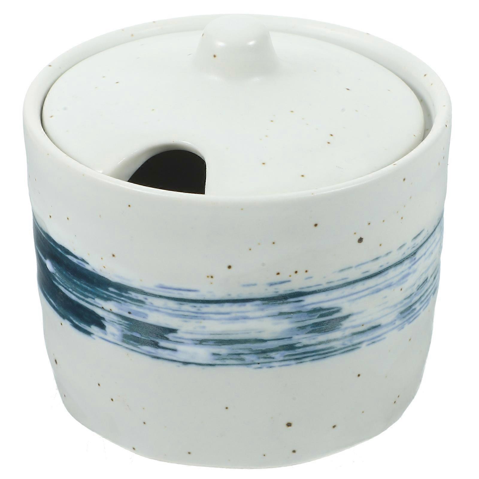 Household Seasoning Jar Ceramic for Kitchen 1Set Spice Storage Container