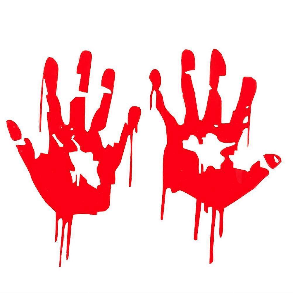 Red Car Styling Sticker for Car Decorations Vinyl 2Pcs Durable Decals