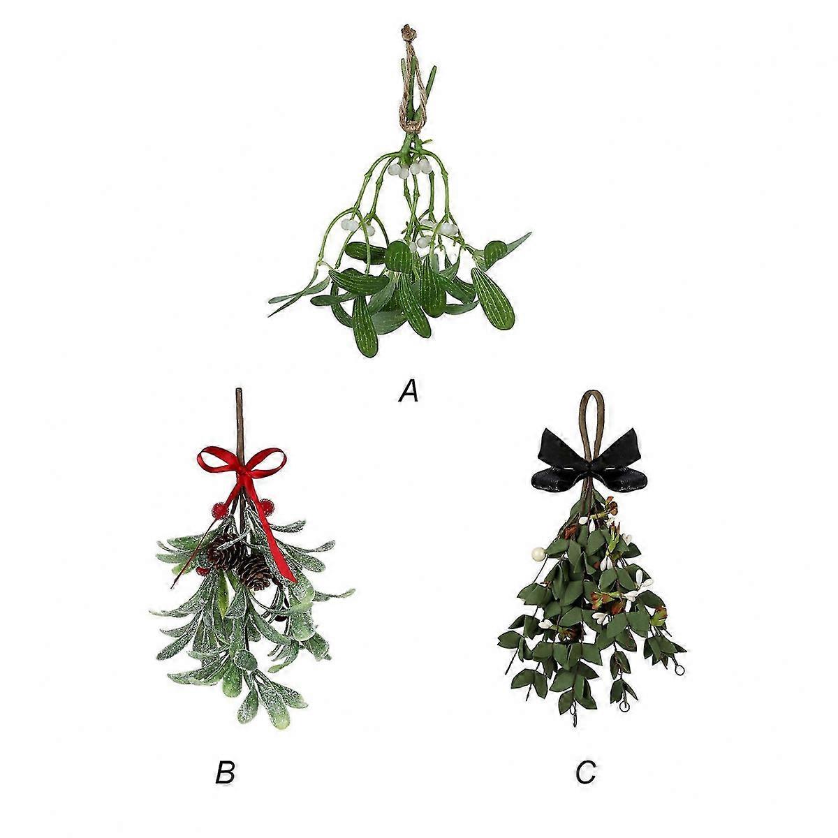 Artificial Mistletoe Leaves Christmas Decoration