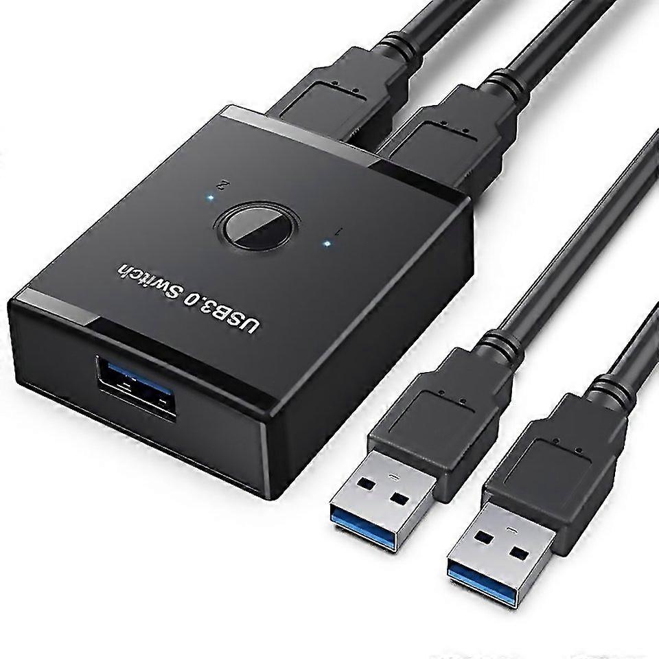 For T25 2 In 1 Usb30 Bidirectional Switch Printer Sharer Splitter