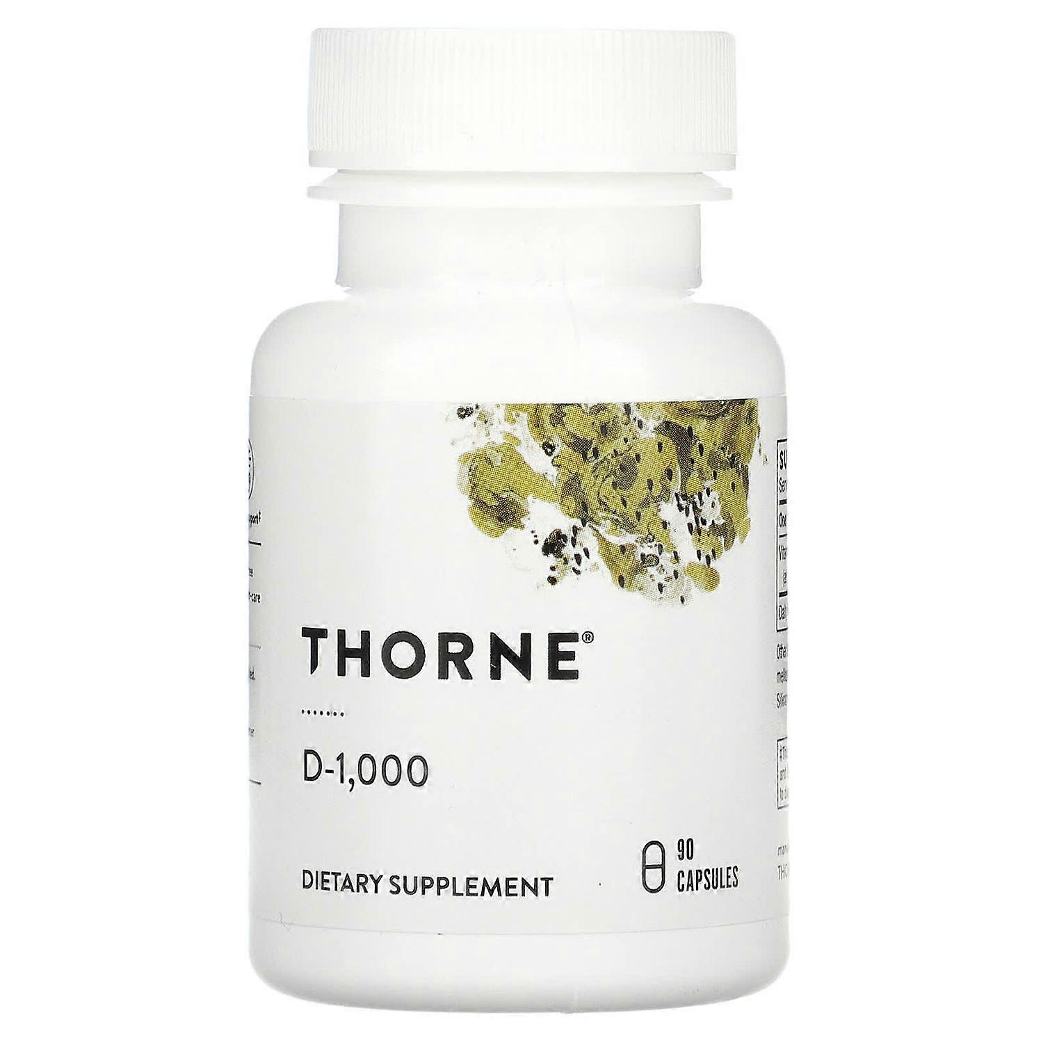 Thorne Research, D-1,000, 90 Capsules