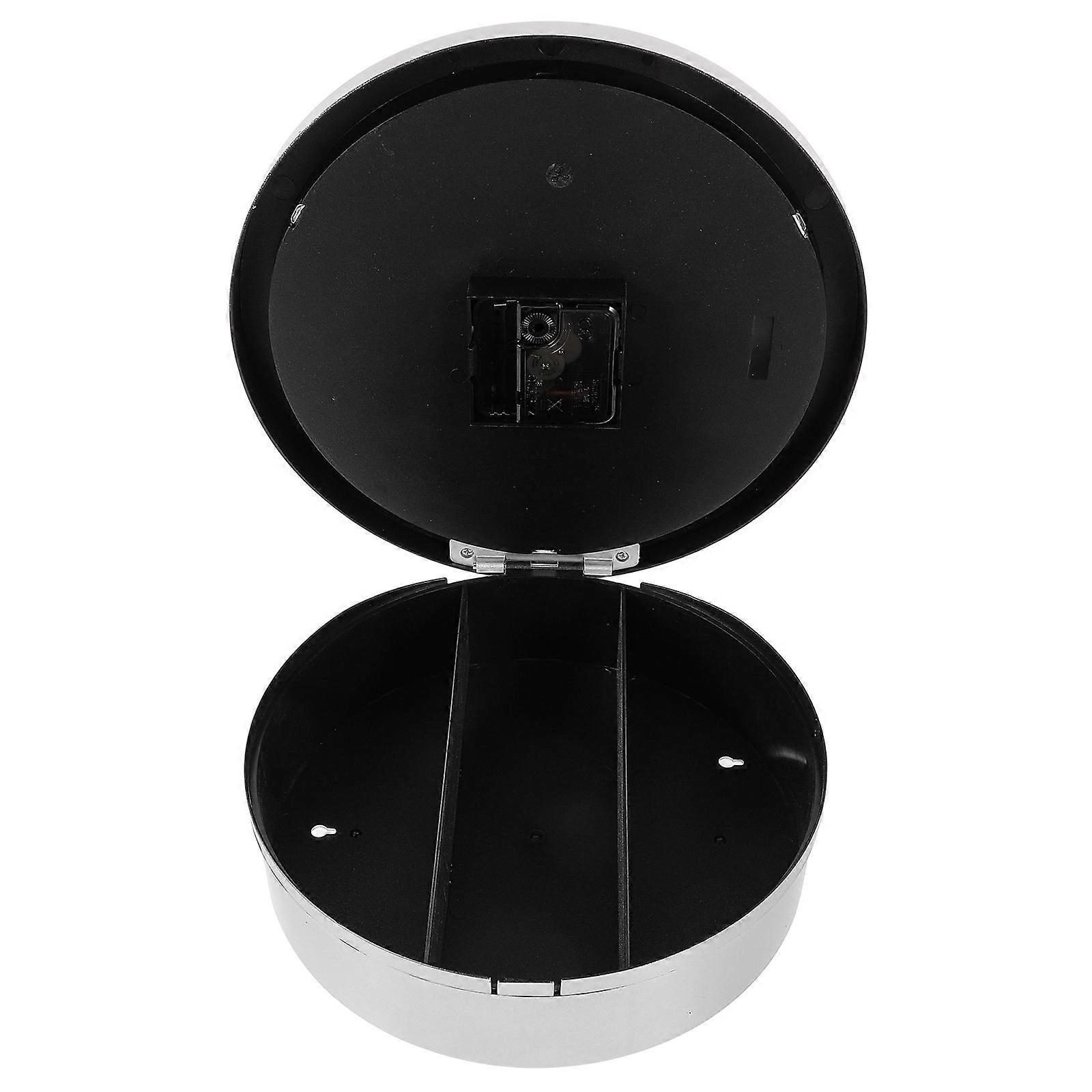 Security Clock Wall Clock Safe for Jewelry Storage 2Pcs