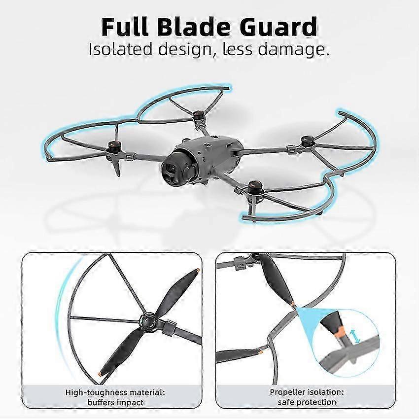 For DJI MAVIC 4 PRO Drone Paddle Protector Propeller Guard Collision Guard Protection_c*