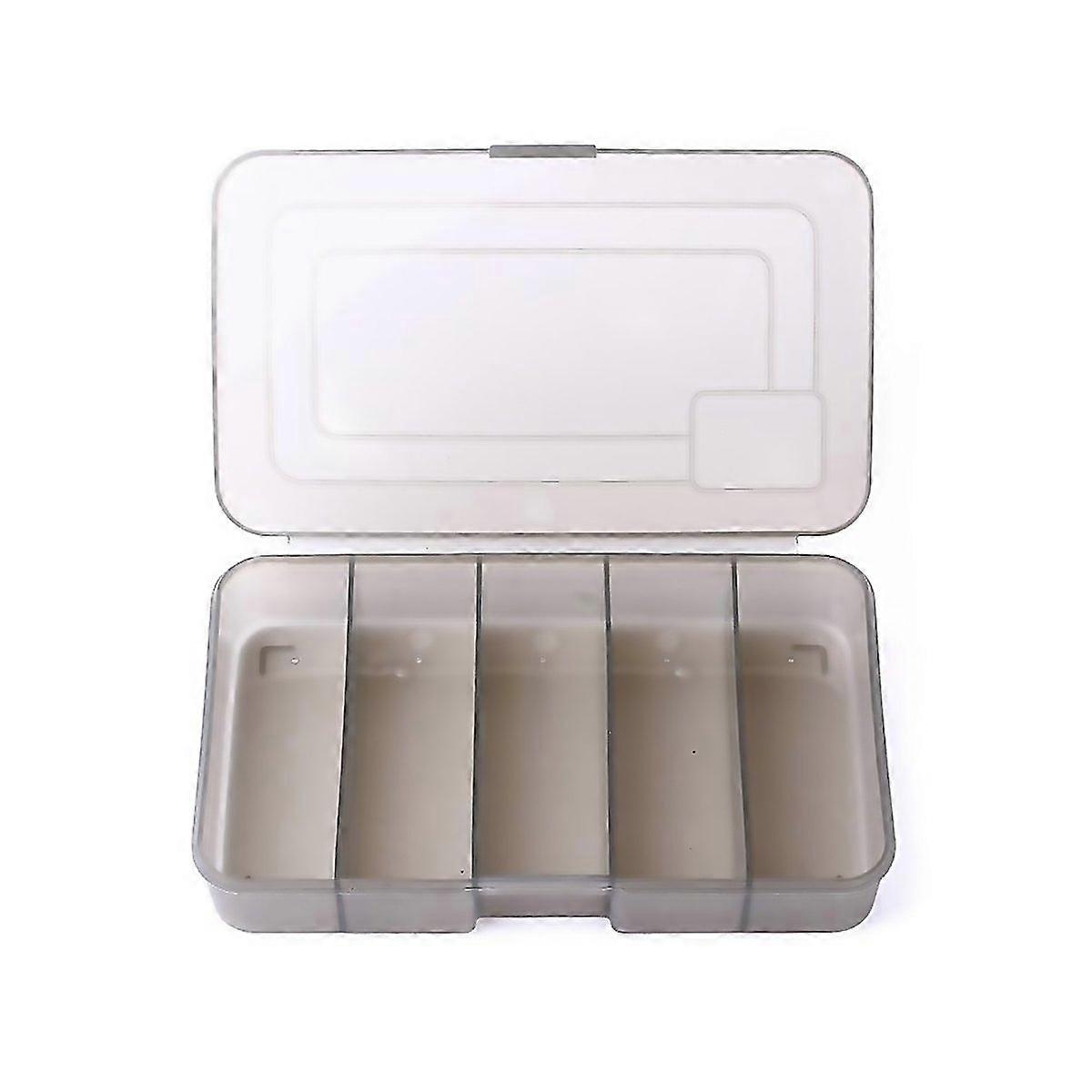 For Hengjia Qt051 5 Grids Fishing Tackle Box Storage Box Size Medium