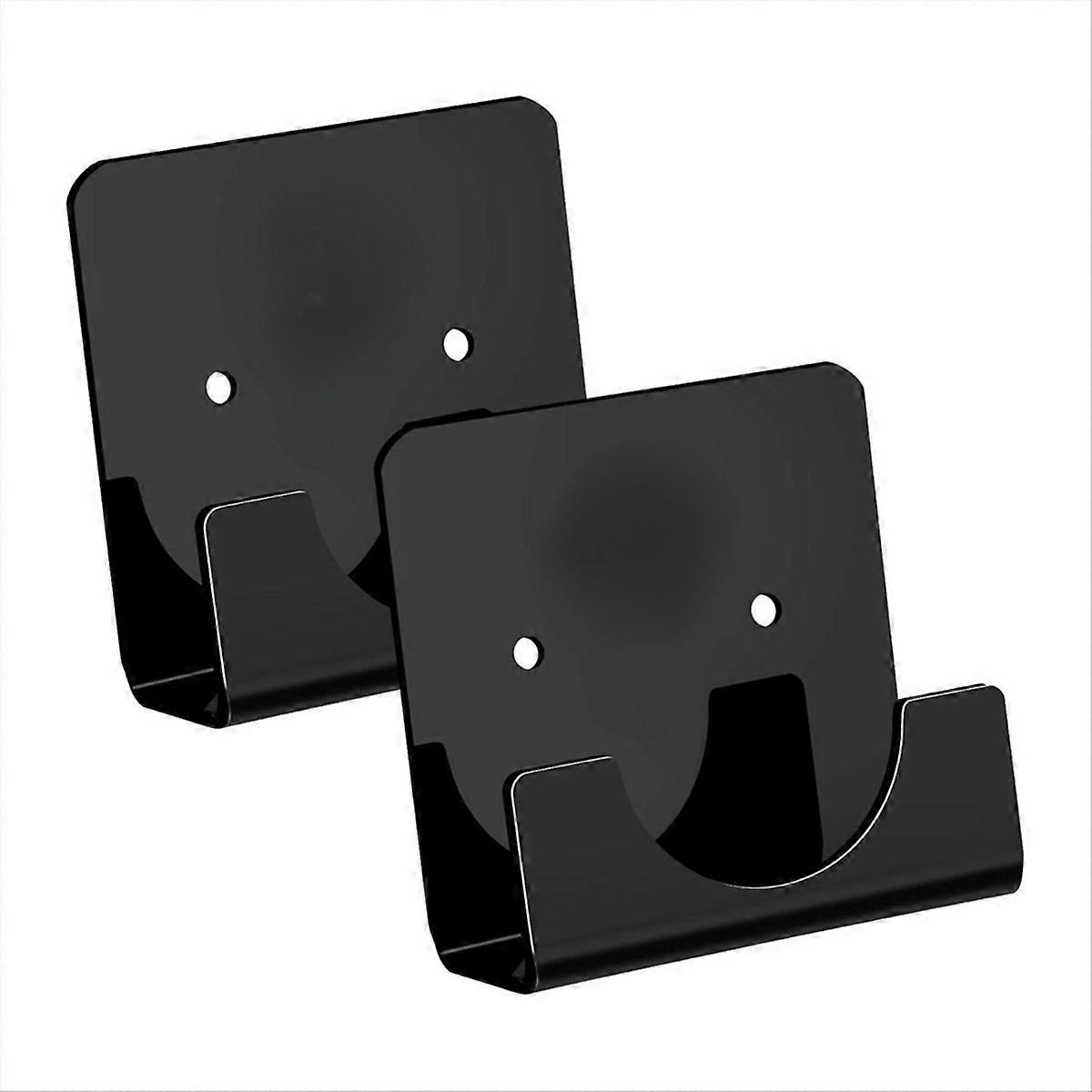 Support de tringle à rideau de douche en acrylique, 2 pièces, pour tringle à rideau murale, support carré pour tringle de douche