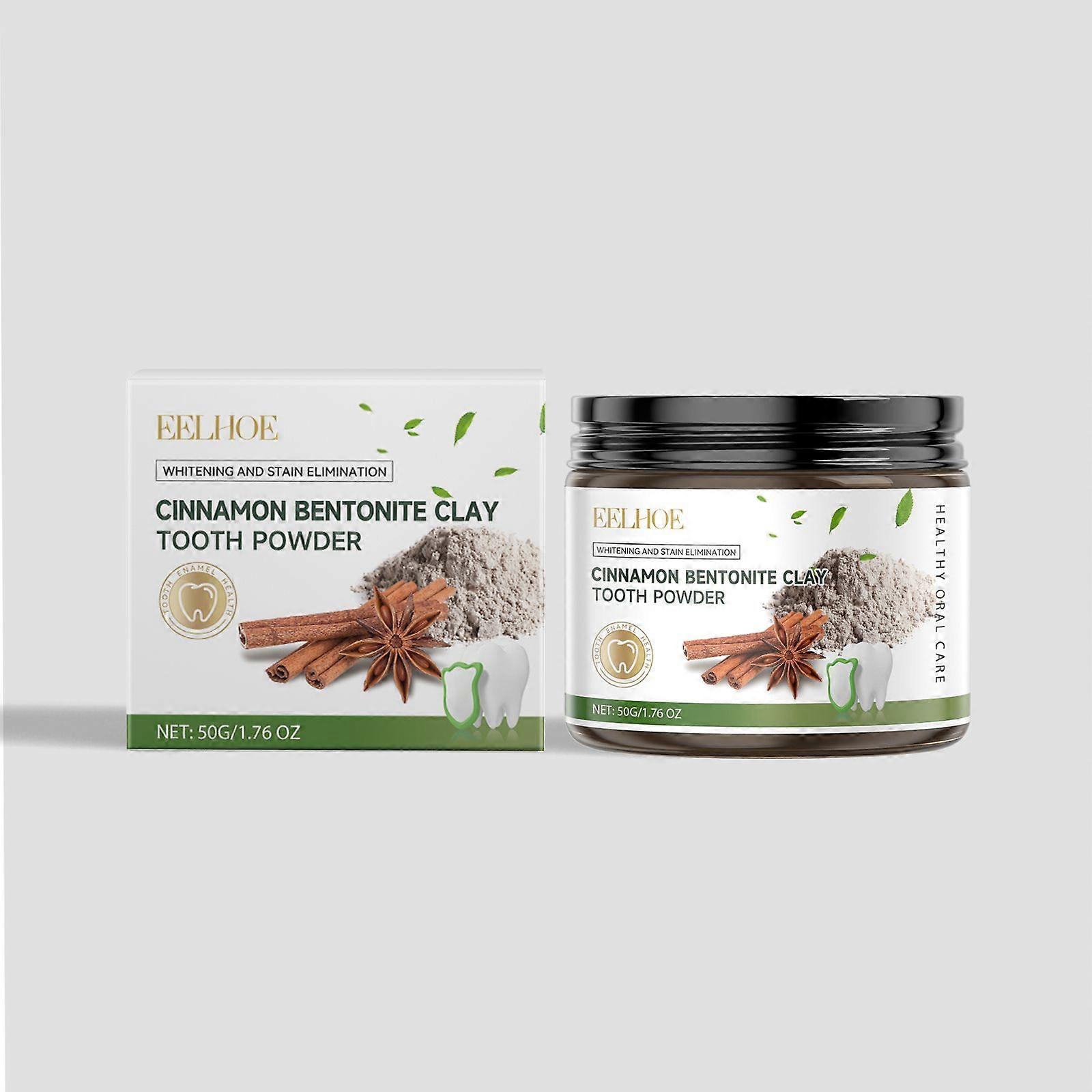 Cinnamon Volcanic Ash Bentonite Teeth Whitening Powder