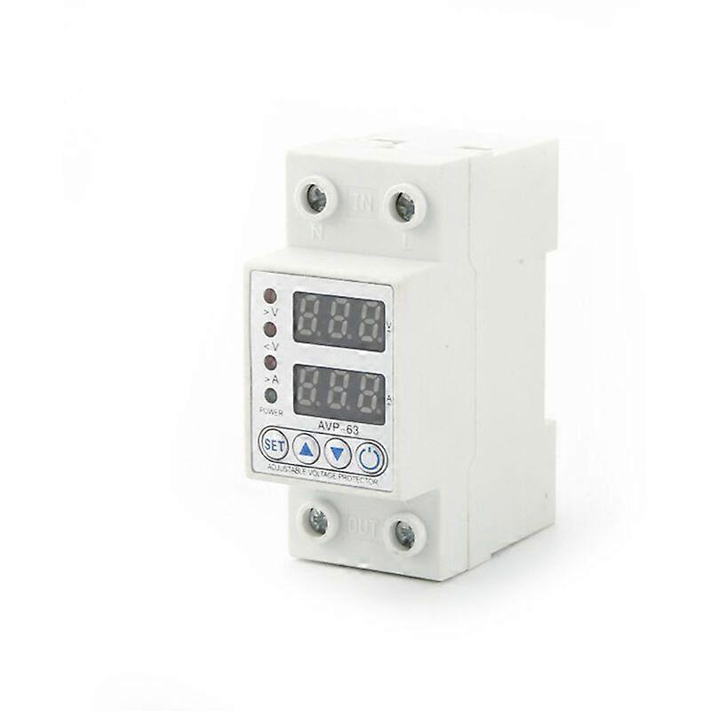 Netzteil Multifunktionaler Selbstrücksetzschalter 2P Dual-Display-Schutz
