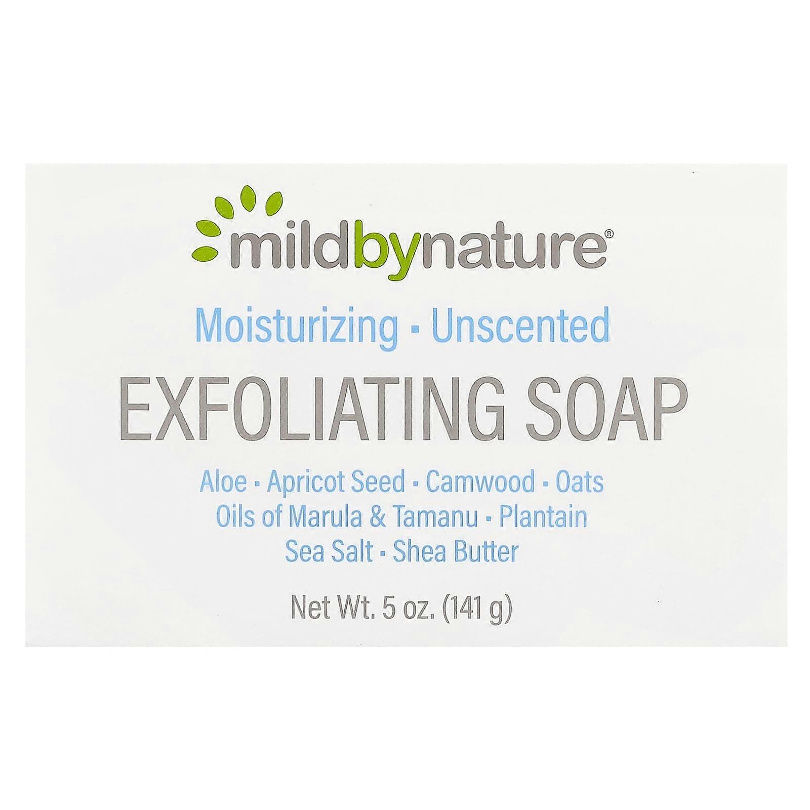 Exfoliating Bar Soap, Unscented, 5 oz (141 g)
