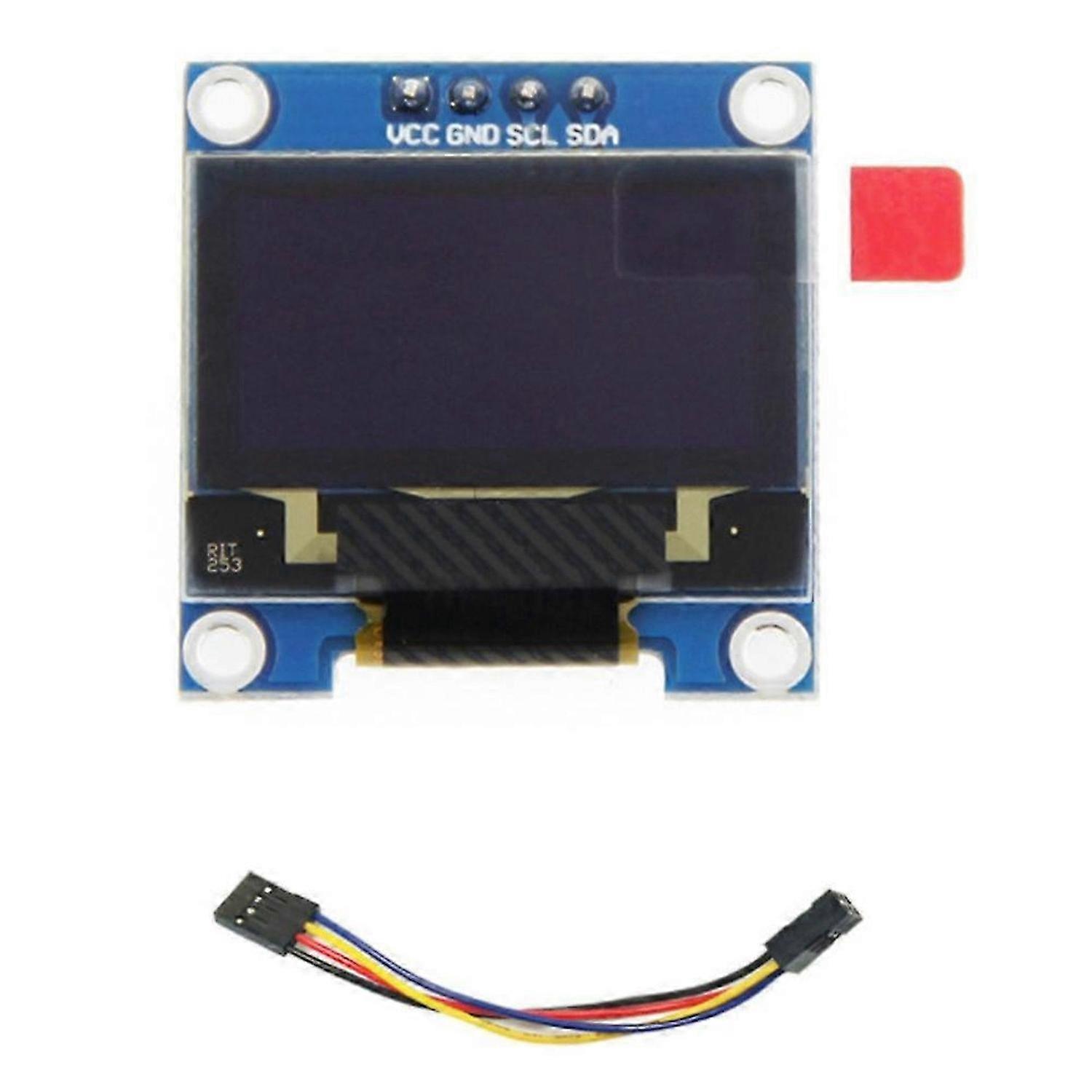 For Raspberry Pi 0.96 Inch OLED I2C SSD 4Pin Module SSD1306 LCD Screen Display CPU Temperature for A