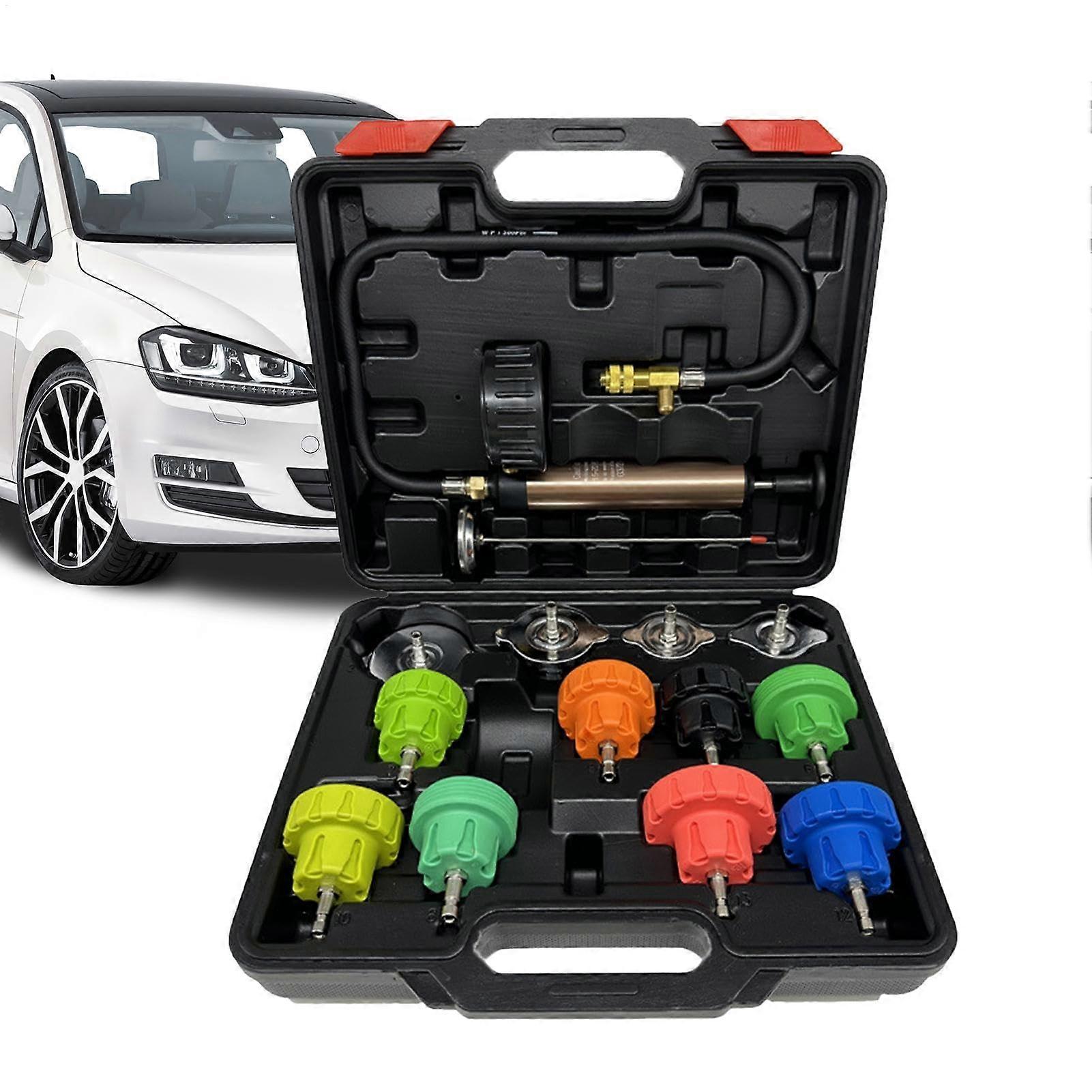 Coolant Vacuum Refill Kit Engine Compression Tester Tool Universal Automotive Cooling Vacuum Fill Tool
