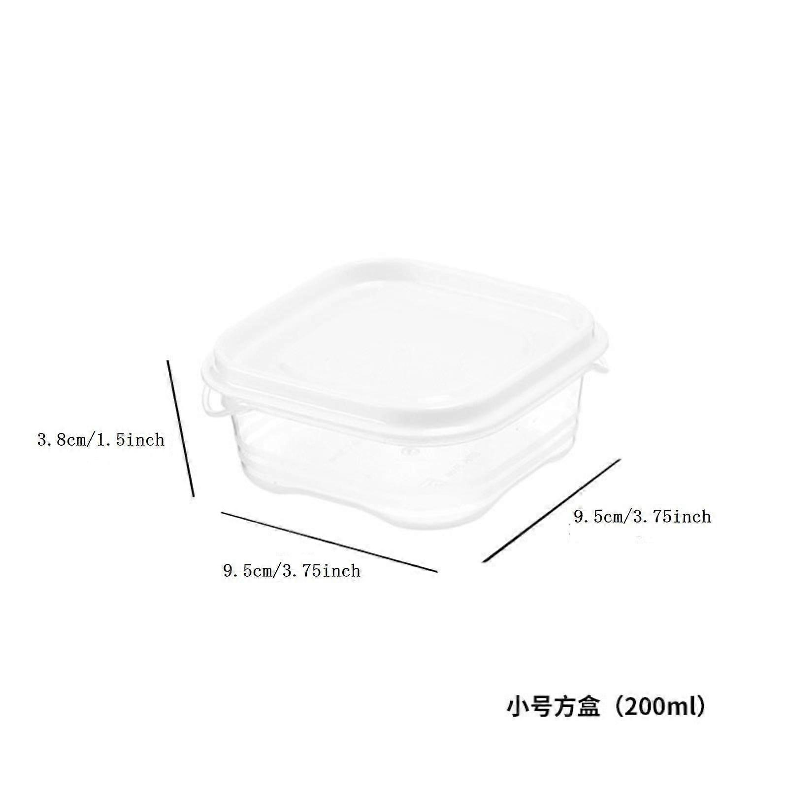 Portable Transparent Snack Box with Lid & Handle, Compatible with Uclet Closure, Fruit Tray for Picnic, Party, Refrigerator Food Storage