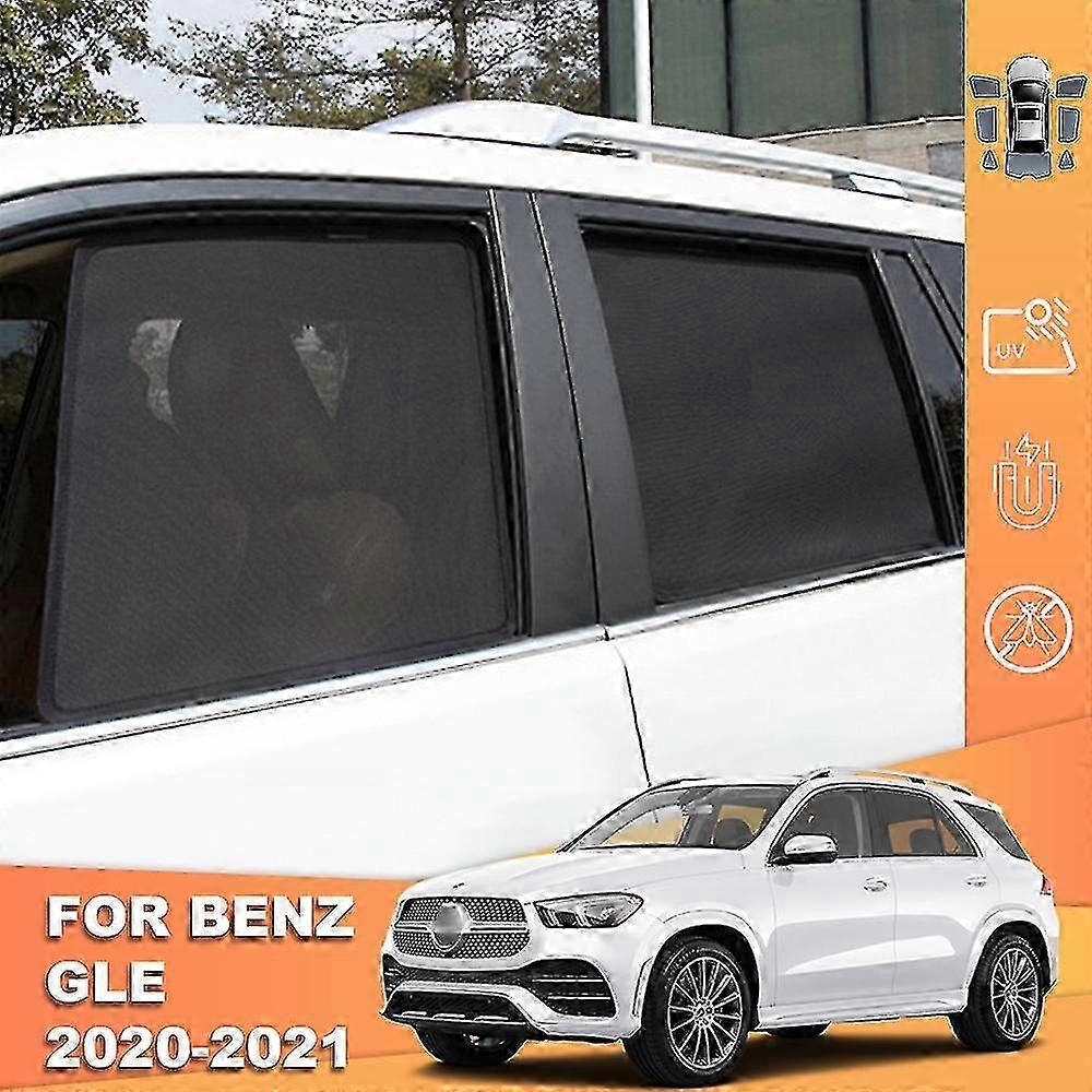 מעולה עבור מרצדס בנץ Gle W167 2018-2022 רכב מגנטי שמשיה קדמית מסגרת מסגרת וילון חלון צד שמשונית מגן שמש Gle350