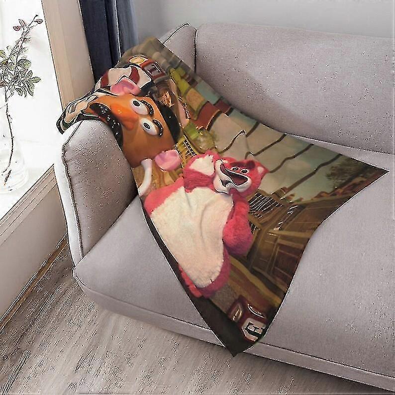Blanket Custom Name Lotso Blanket Soft Gift Blanket Home Decoration Sofa Blanket Bedding Living Room