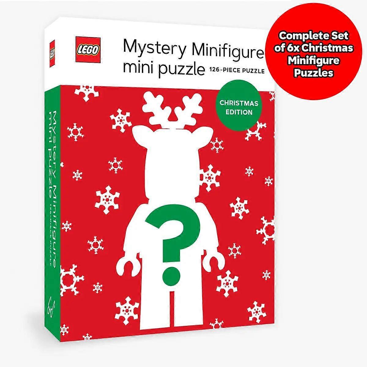 LEGO Mystery Minifigure Puzzles Christmas Edition 126 Pieces LEGO Puzzle - Complete Set of 6
