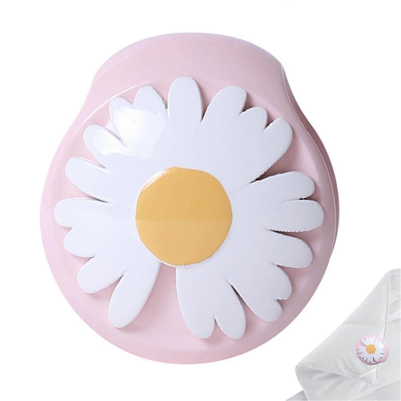 Needle Quilt Holder Daisy Flower Duvet Clips Inside Duvet Insert Holder Button Fasteners Keeps Comforter From Shifting