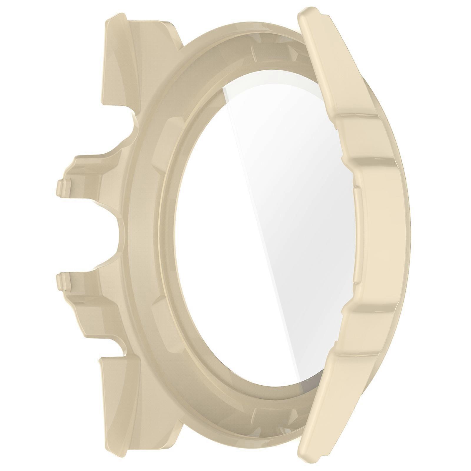 Antiscratch Gehäuse Full Coverage Displayschutzfolie für tragbare Geräteabdeckung PC gehärtetes Glas Antidust Smartwatch Shell Weiß