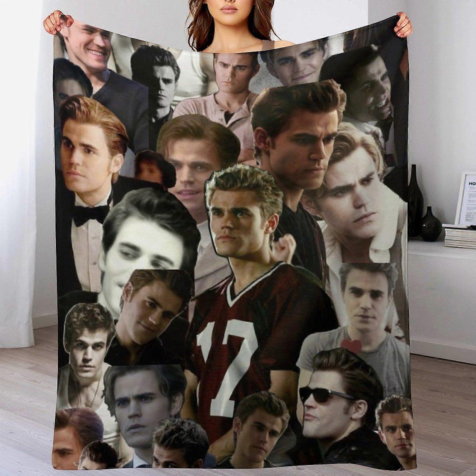 Stefan Salvatore Vikbar Mjuk Filt för Lounge Vinter Resor Sammet Snabbtorkande Andningsbar