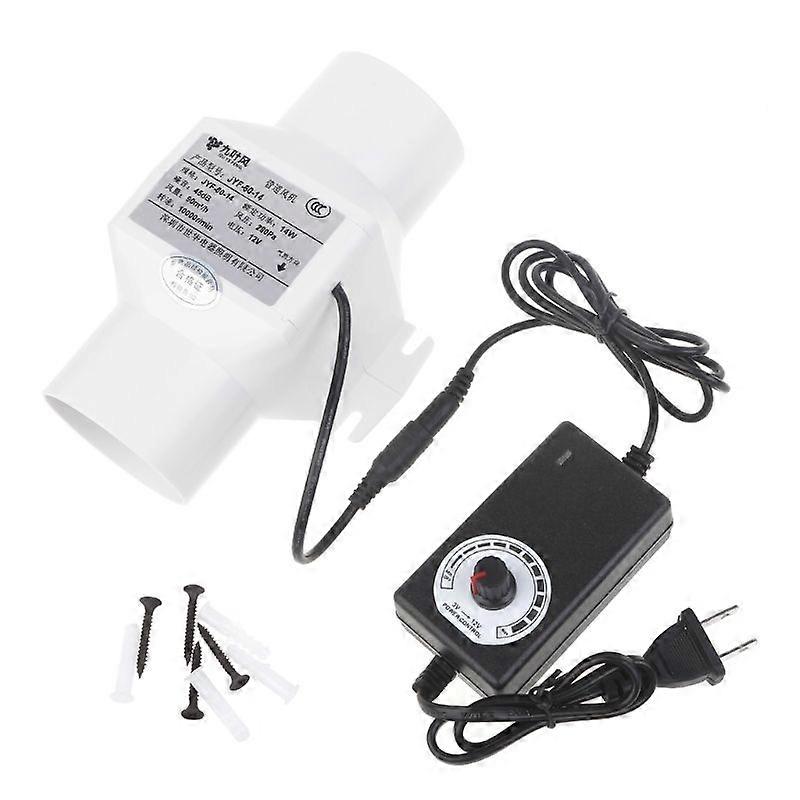 מאוורר פליטה 60 מ"מ מווסת מהירות מפוח אוויר לאוורור חדר אמבטיה ביתי