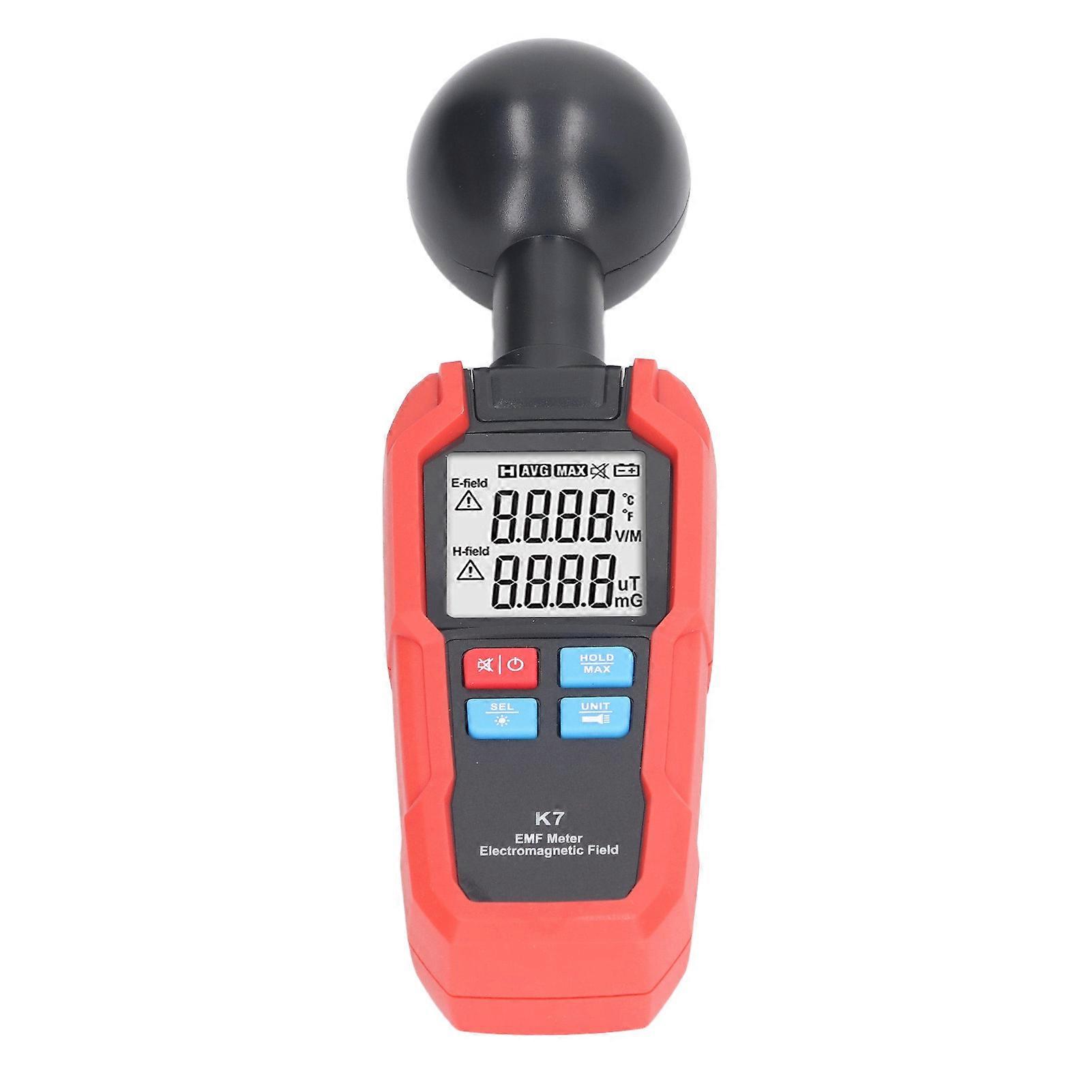 EMF Meter Electromagnetic Field Detector Handheld Tester Detector for Home Room Outdoor