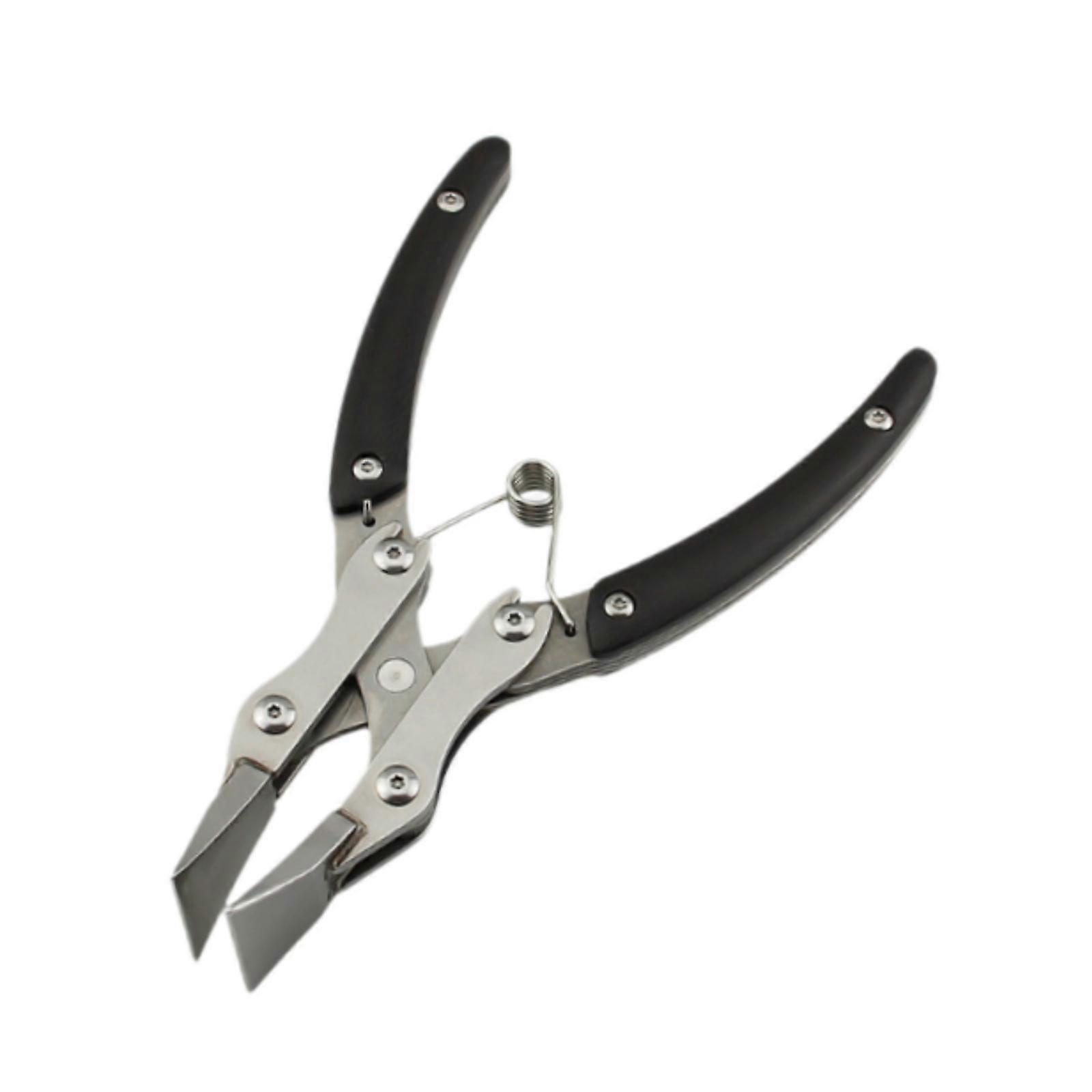 Leather Press Pliers Flat Pliers Ergonomic Labor Saving Built in Spring Portable