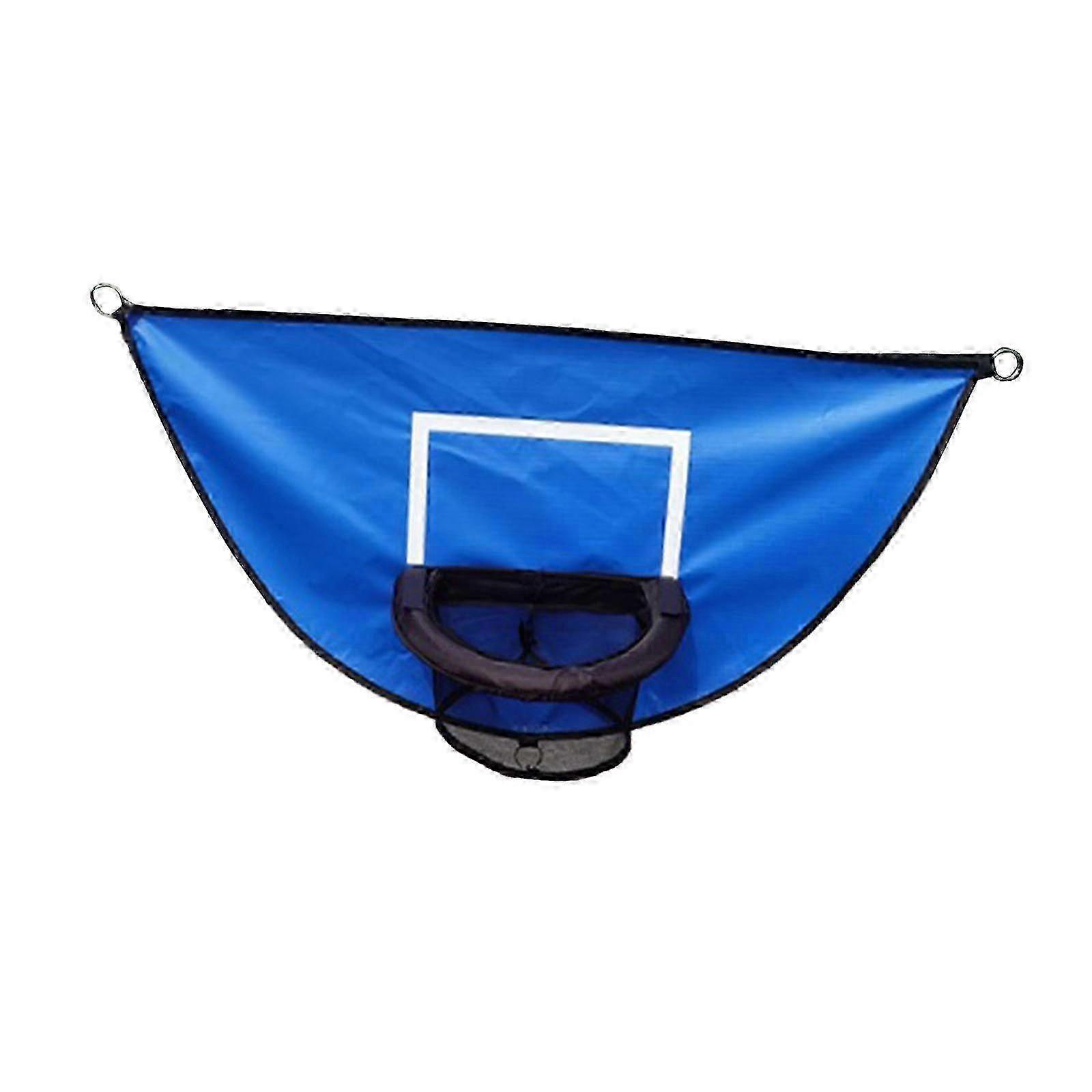 Mini Basketball Hoop for Trampoline Sturdy Trampoline Attachment Accessories Blue