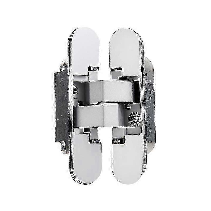 Invisible hinge for doors, Set of 2 invisible hinges for heavy doors, 40 kg load, 180 opening, zamak!ZZ37