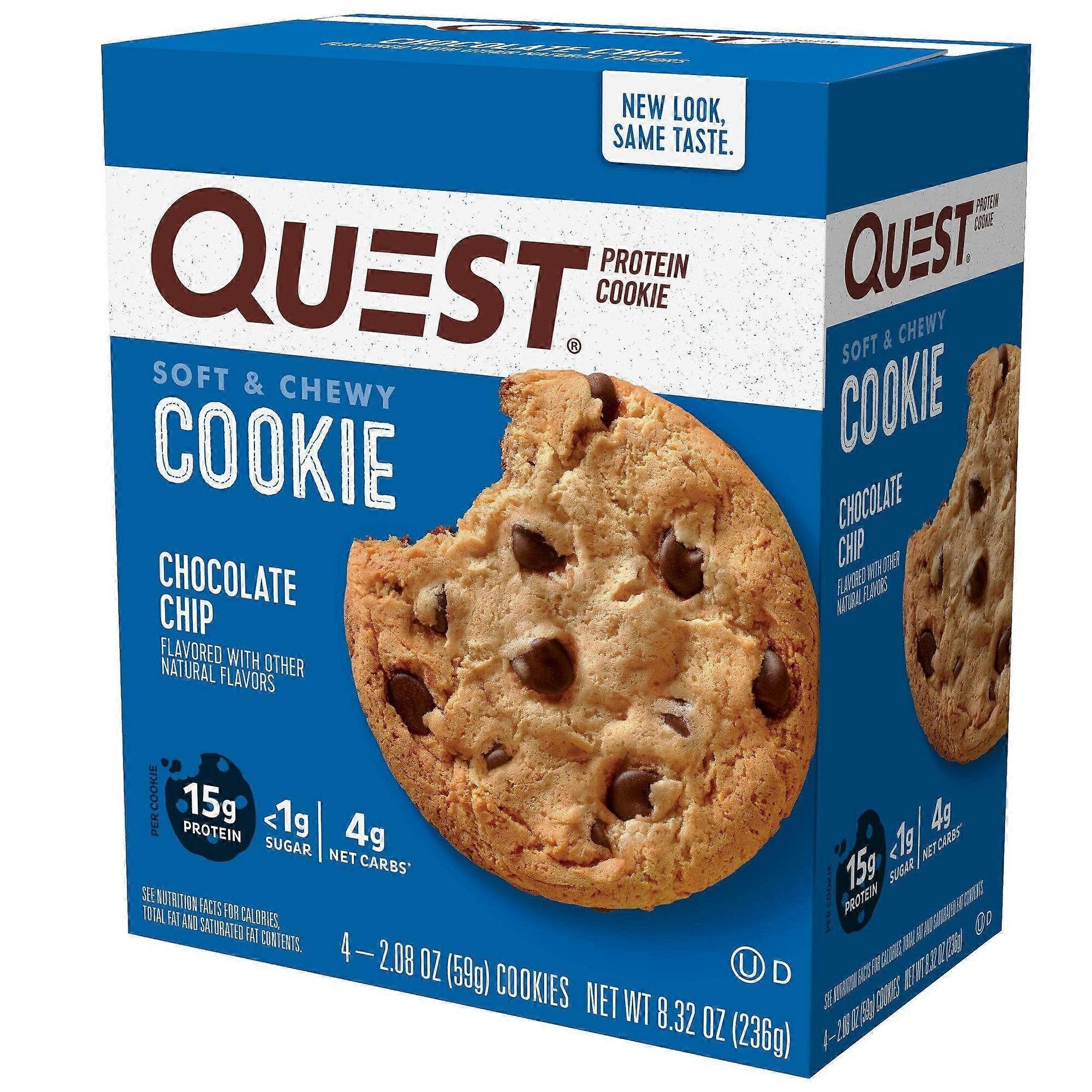 Quest Protein Cookie Pack, Chocolate Chip, 4 Ea