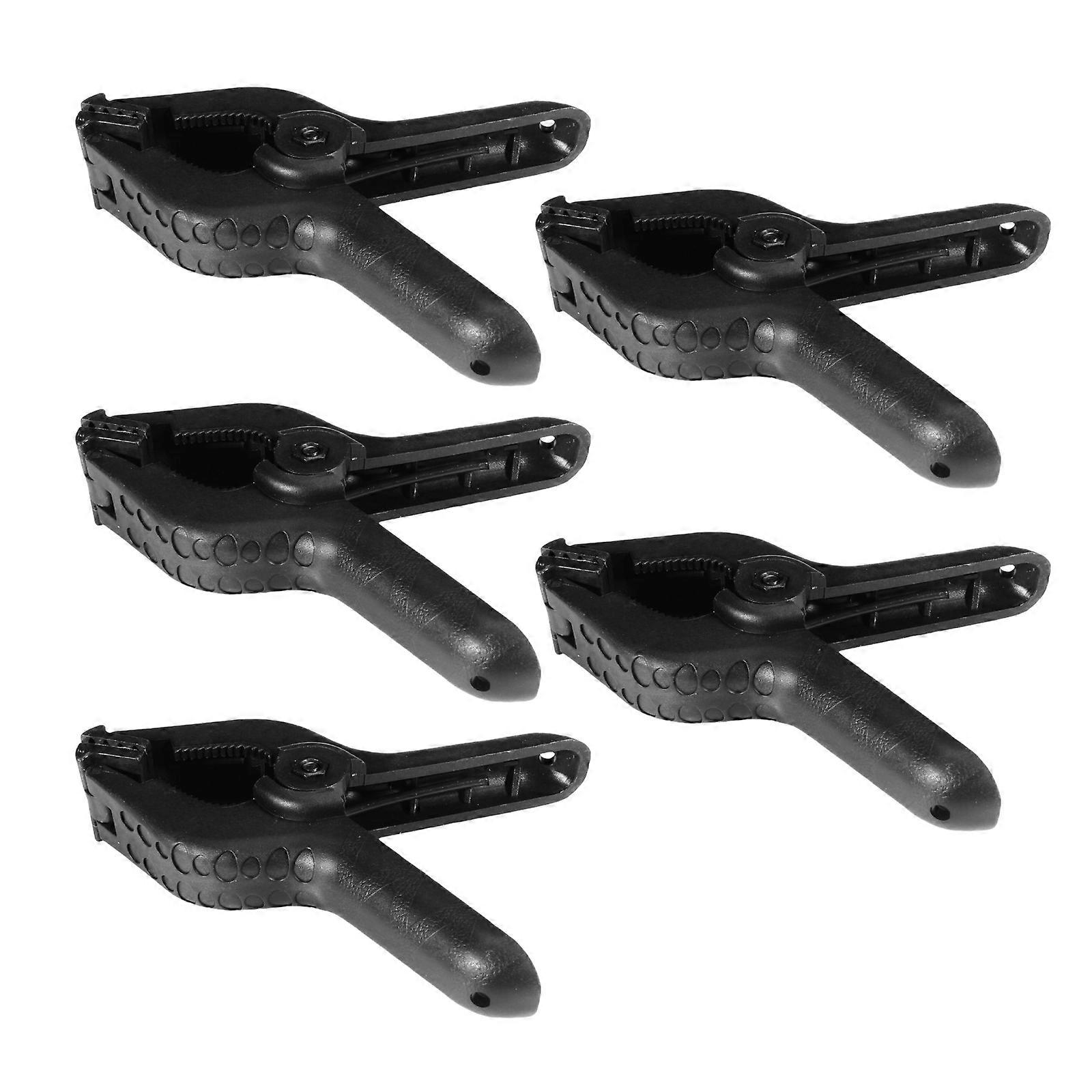 Pack of 5pcs Nylon Clamps For Photography Backdrops And Crafts Strong Spring Design Secure Hold and Easy Adjustment Multicolor