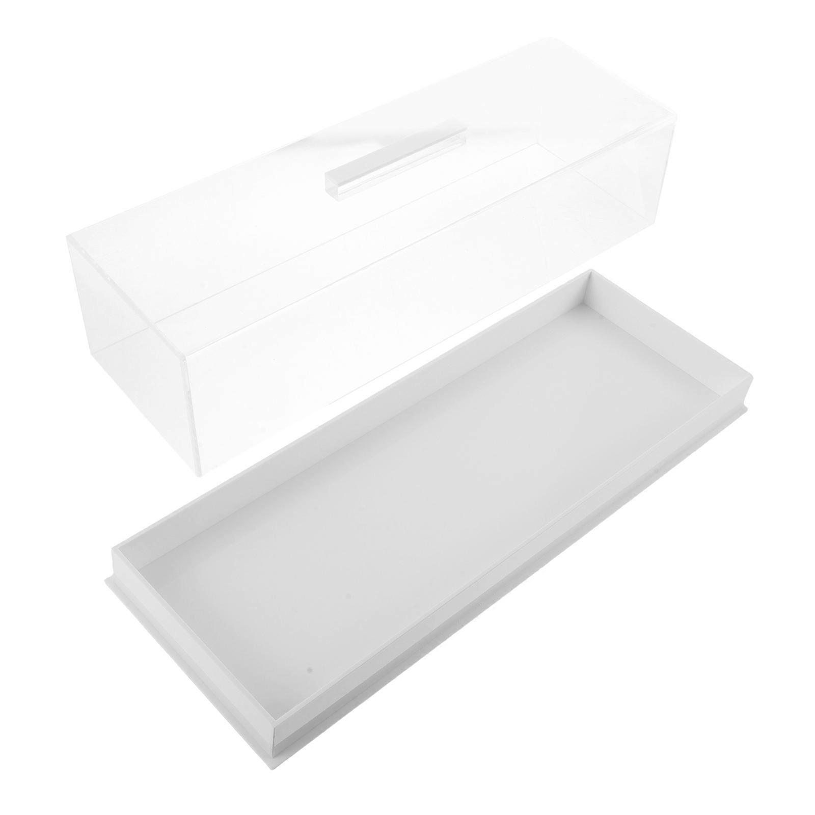 Cookie Platter with Lid for Kitchen Transparent Acrylic Tray