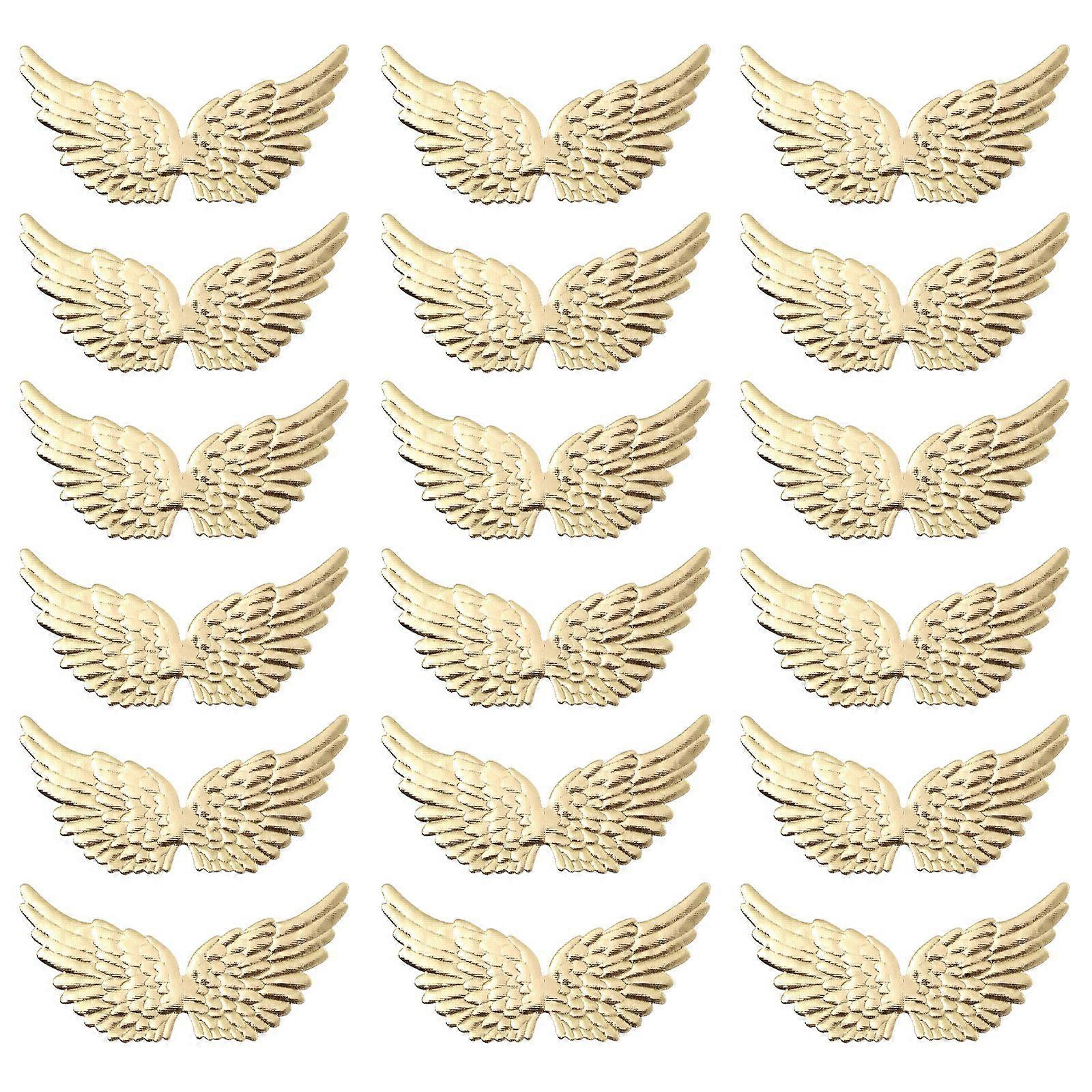 18pcs Angel Wing Shape Clothes Decors Christmas Decorations DIY Accessory