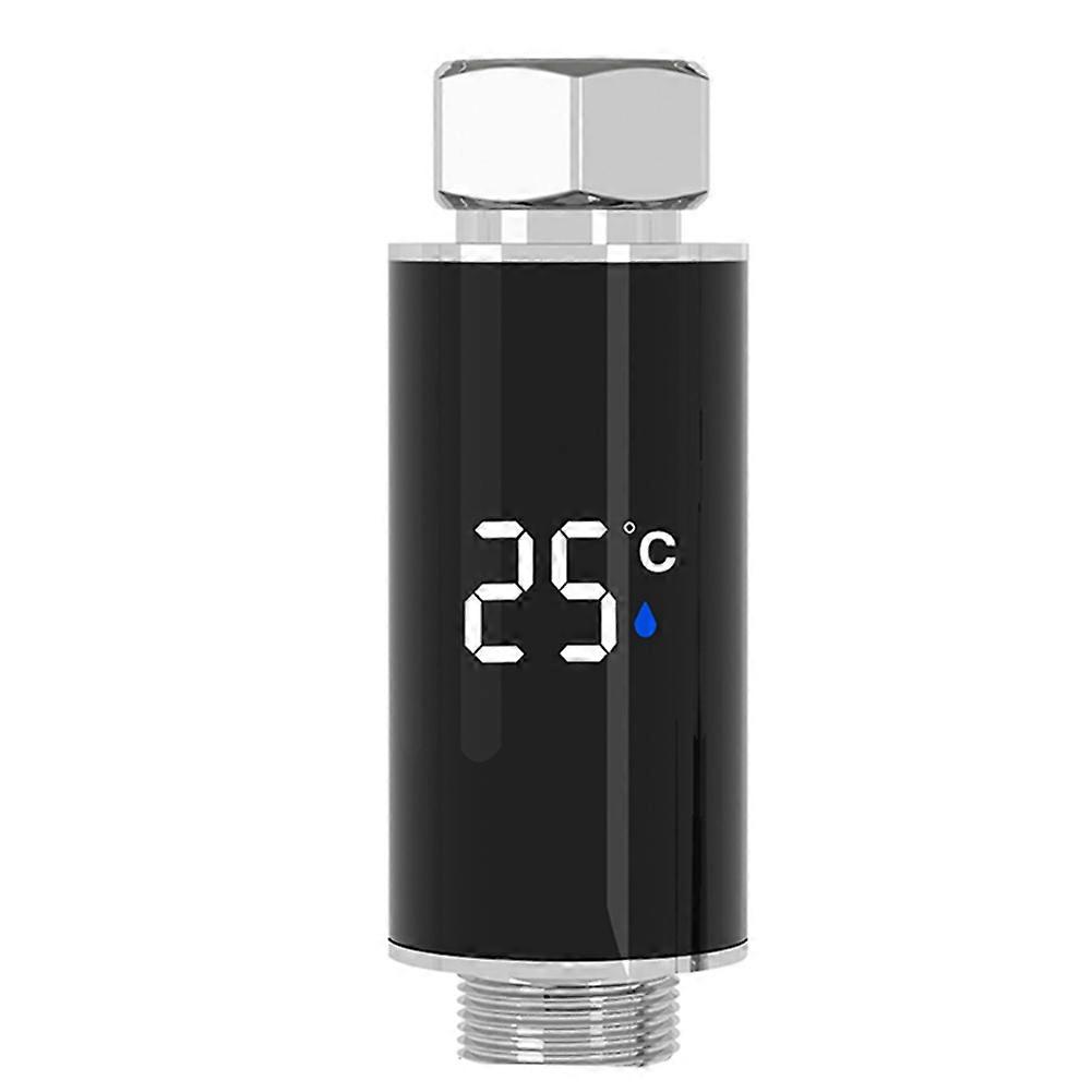 Digital Badrum Varm Duschkranar Termometer LED-Display Vattenkraft El Duschtermometer Bad Hem