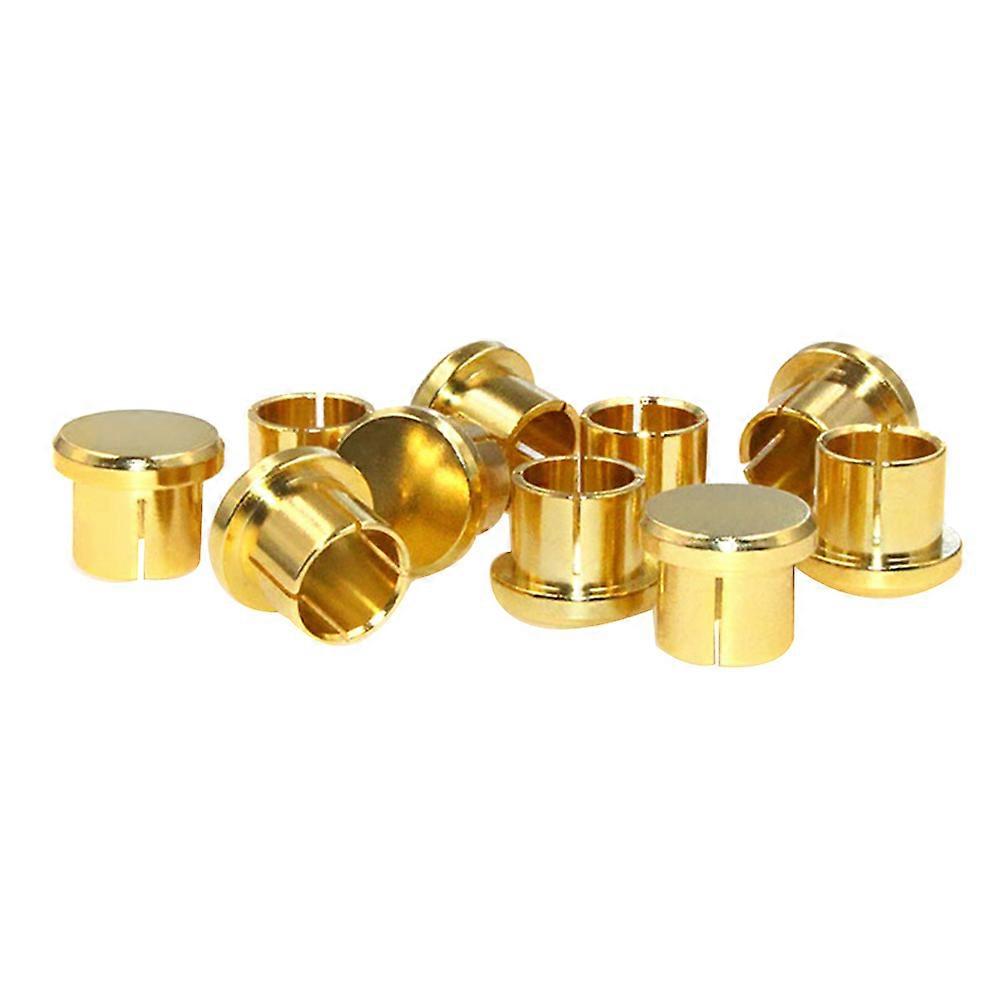 8Pcs Gold Plated RCA Protection Cap Plug Short-Circuit Socket Phono Connector Shielding Plug Socket