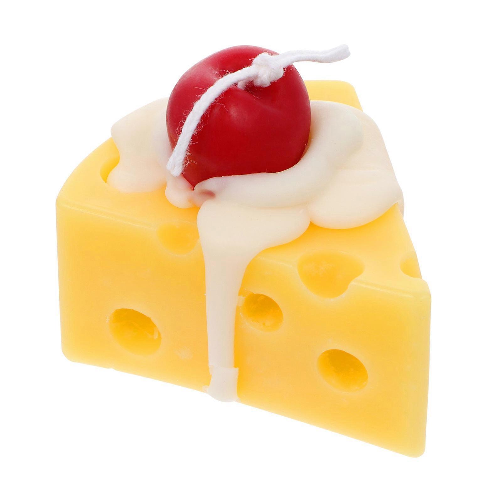 1pc Creative Cheese Shape Candles Scented Candles Bedroom Shooting Prop