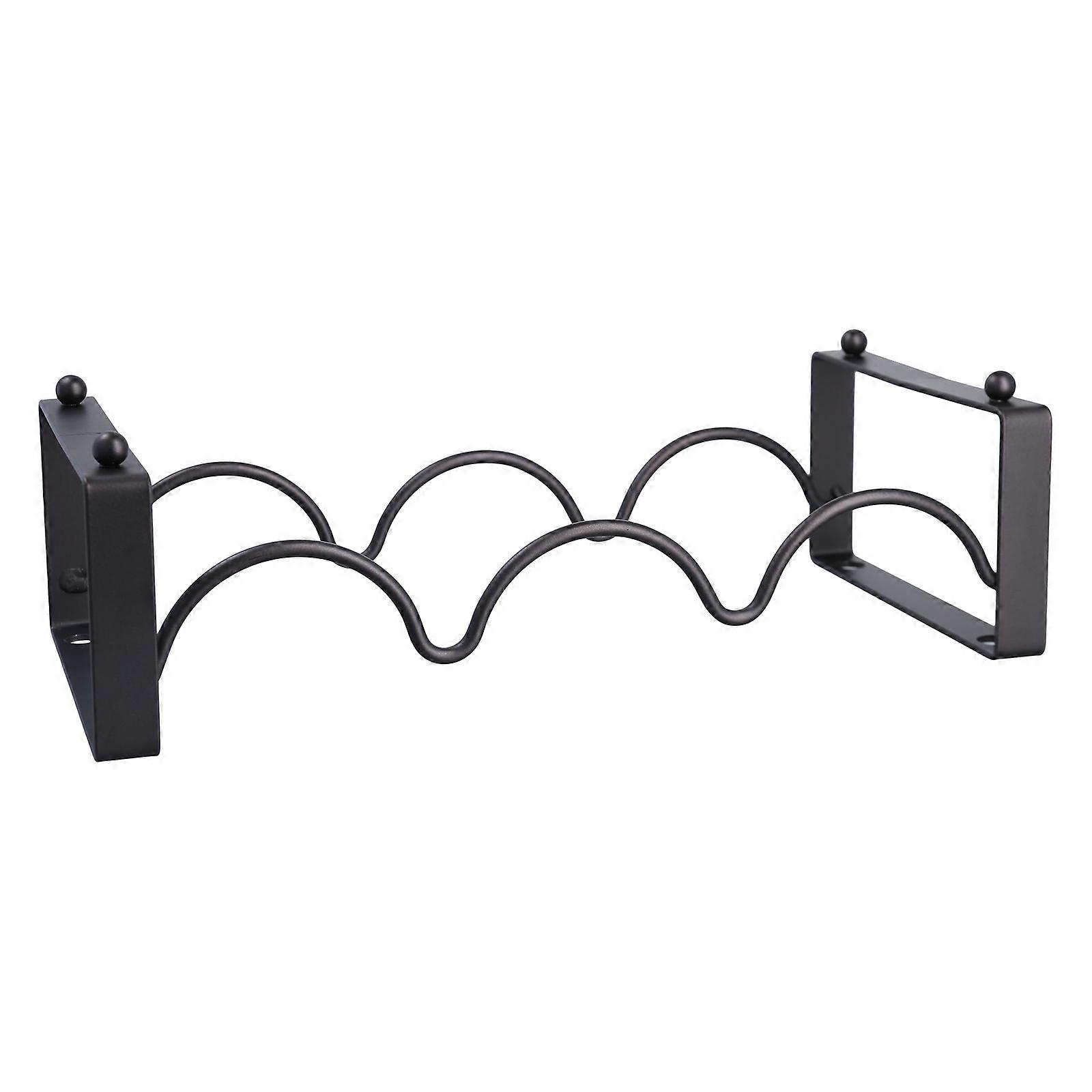 Metal Wine Rack Stackable Holder Elegant Storage Shelf Countertop Wine Storage Holder Display Holder for 3 Bottles Multicolor