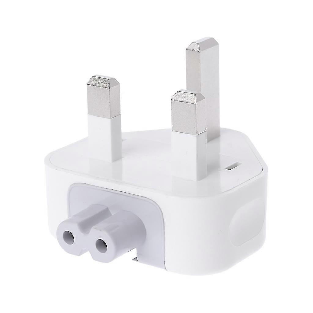 Britisk strømadapter for Apple iBook/Macbook, kompakt hvit lader kompatibel med A1036/M8482