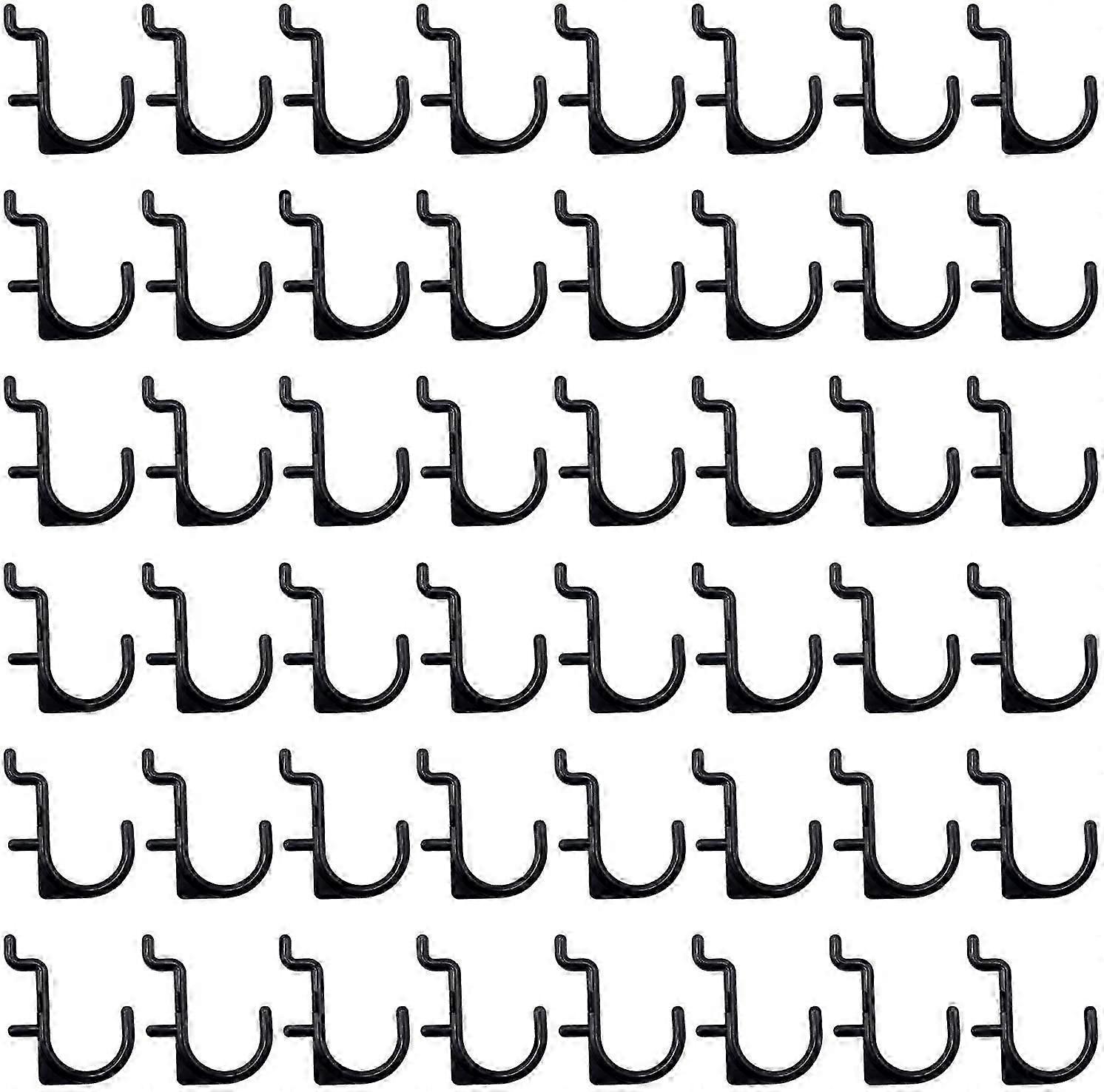 50PCS Peg Board Hook Plastic J Style Display Hook Shelf Hanging Supply