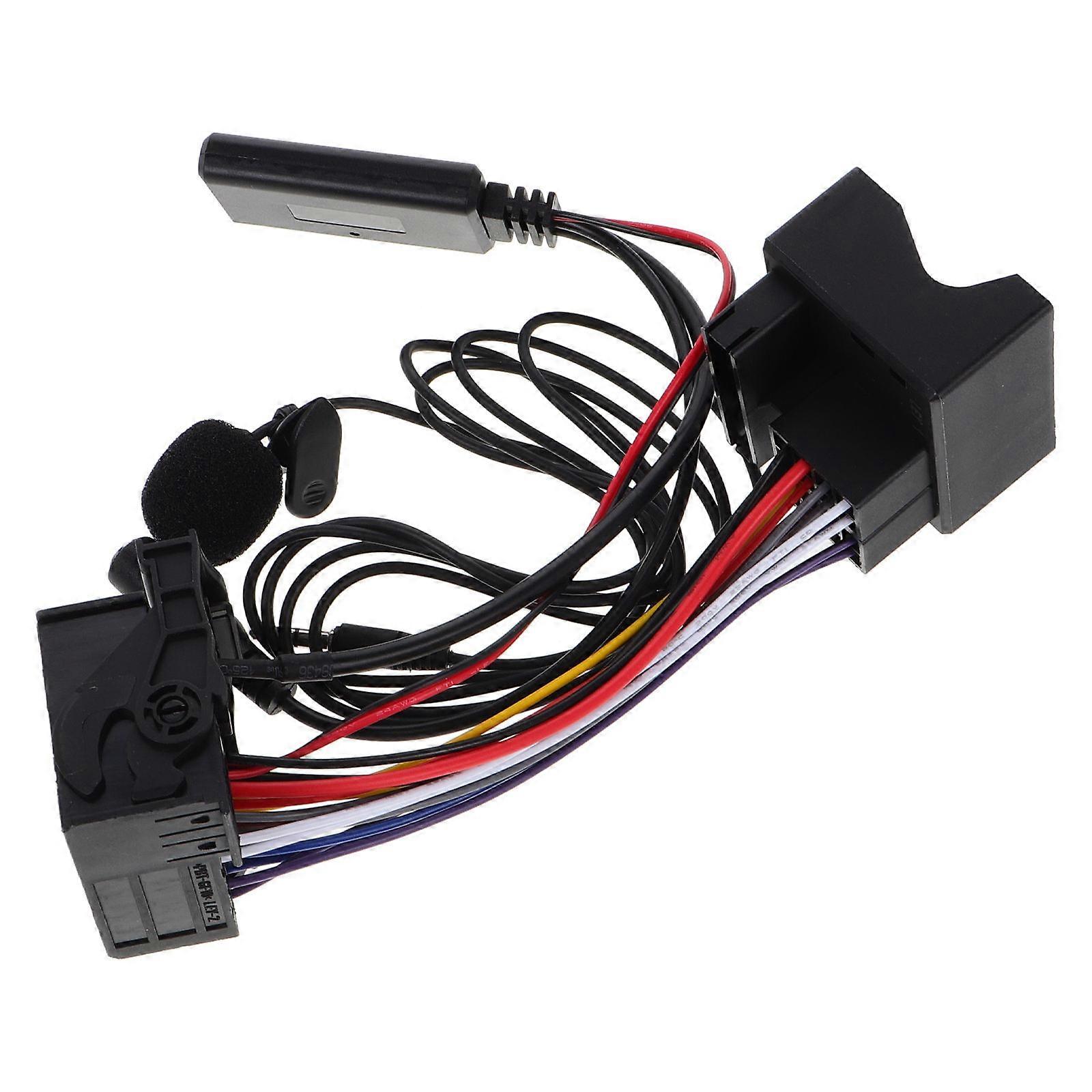 Car Microphone Adapter Cable for Audio Wire Microphone Harness Connector