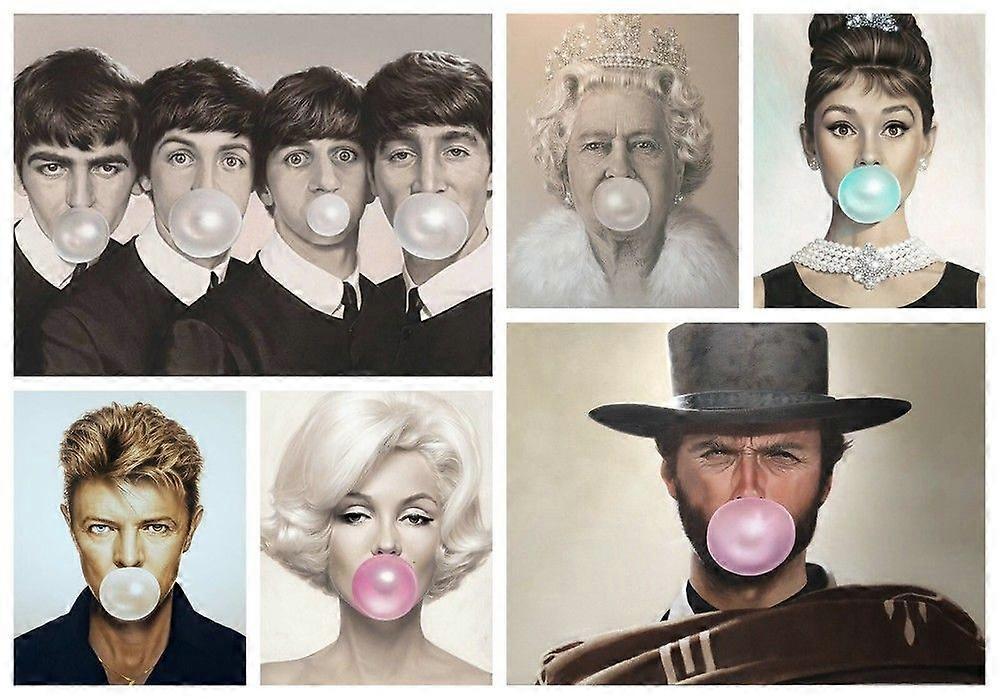 BubbleGum collageStress Reliever Jigsaw Puzzle EB 6393