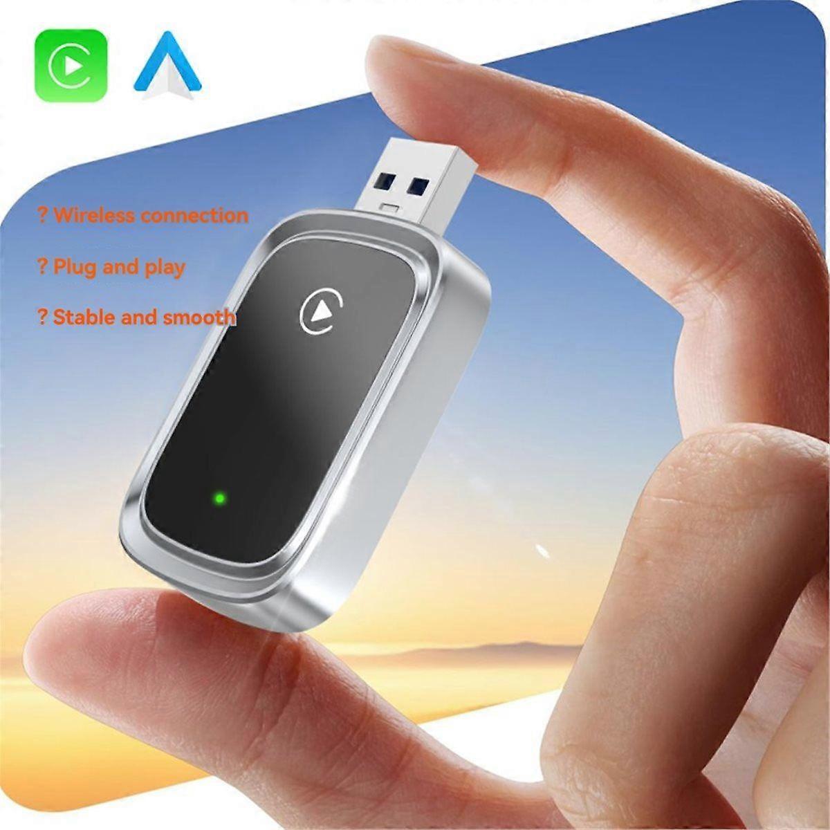Wireless CarPlay Adapter Receiver Stable Connection Fast Auto Pairing Suitable for Vehicle Modern D