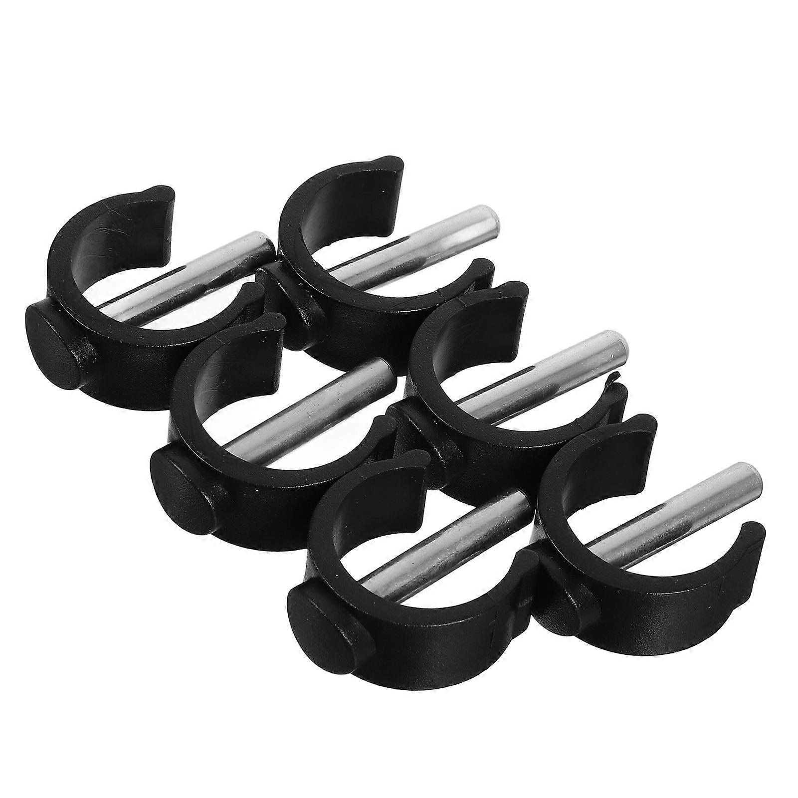 C Shape Clips Locking Replacement Crutches Handle Clamp Buckle Mobility Aid Accessories 6Pcs Convenient Design