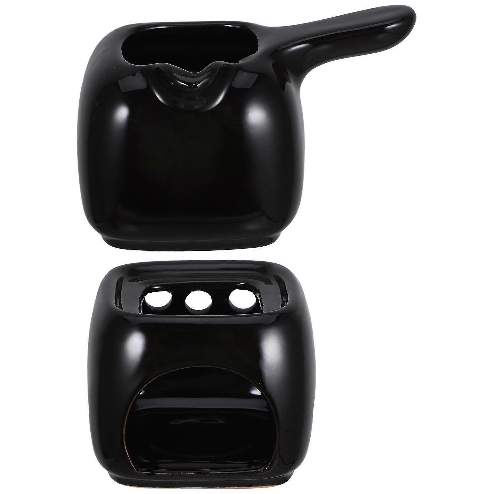 Ceramic Fondue Mug Chocolate Melter for Kitchen Use Multifunctional