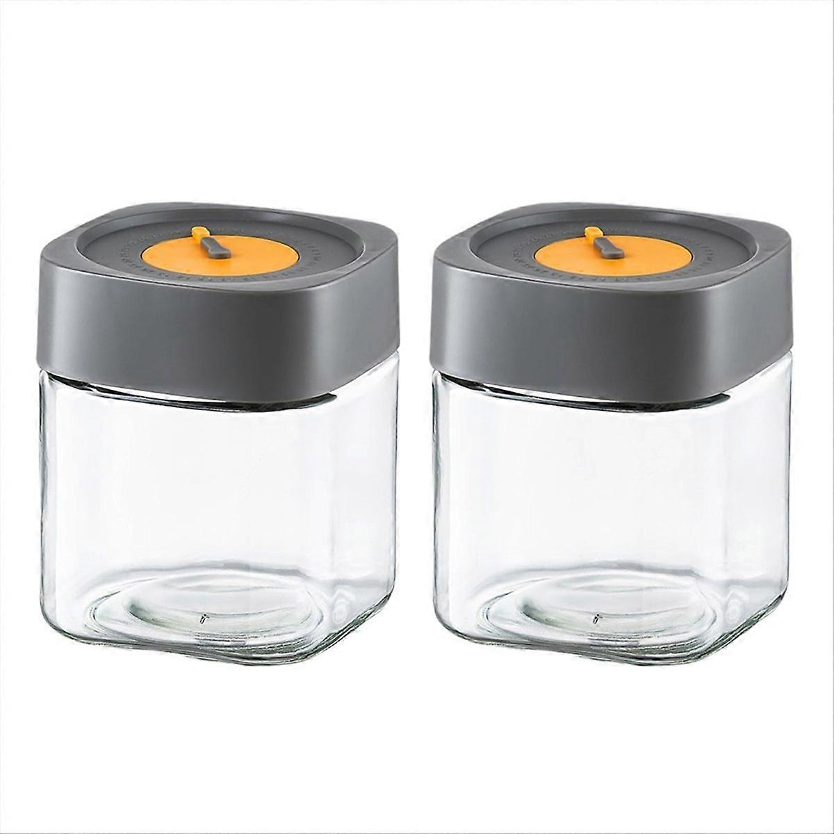 Glass Jars With Airtight Lids, Overnight Oats Containers With Lids