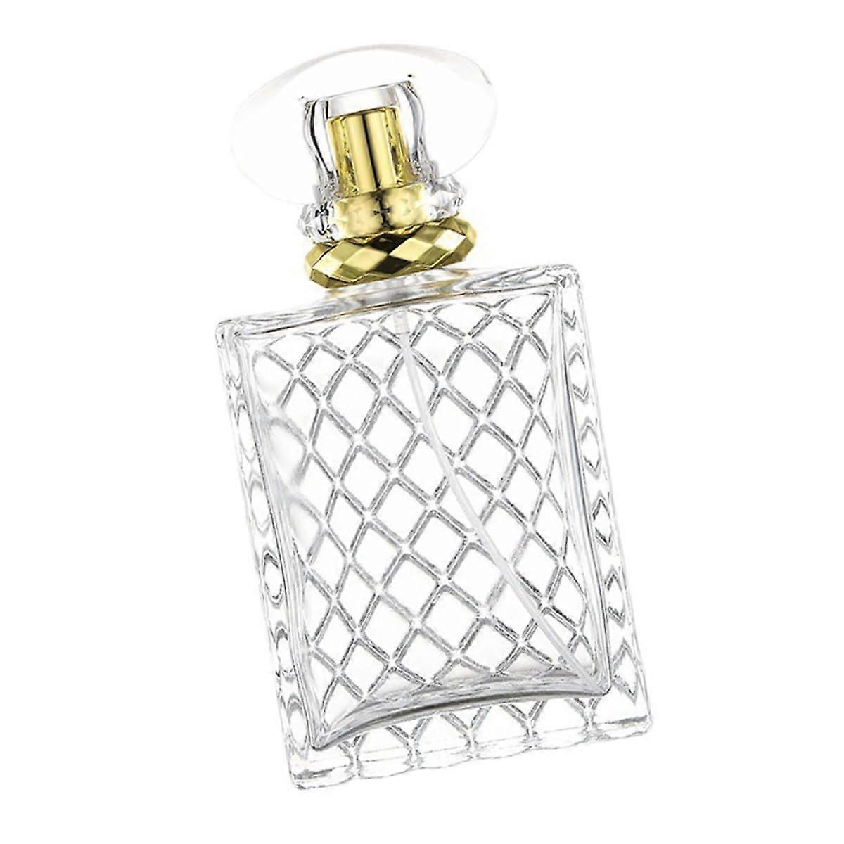 Refillable Perfume Bottle with Spill Quick Refill, Fine Mist Spray, Travel Size Metal Atomizer
